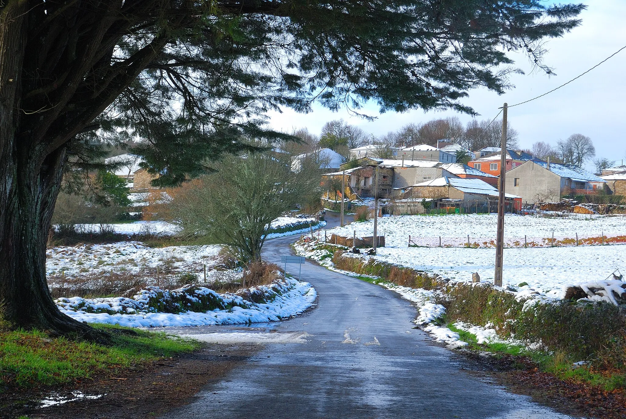 Photo showing: A Raiña con neve. Feb.2013