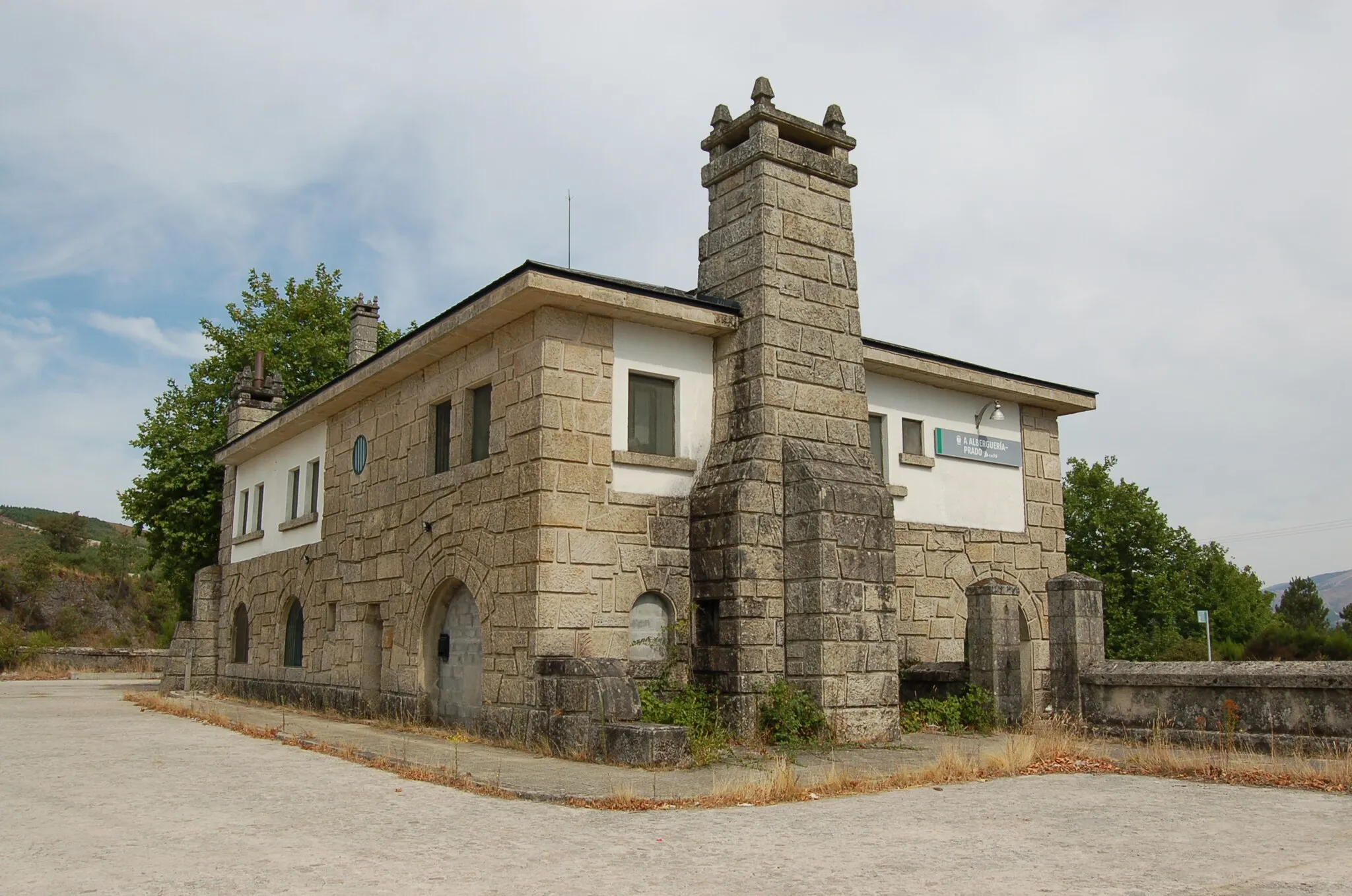 Photo showing: Estación de ferrocarril da Alberguería - Prado
