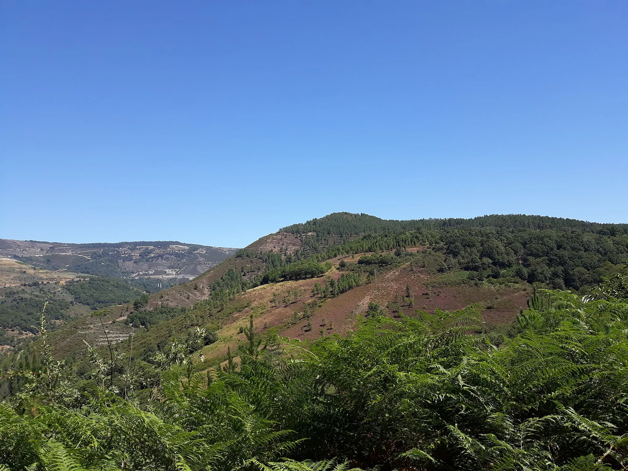 Photo showing: Camino de Santiago. As Eiras, Ourense province, Galicia, Spain.