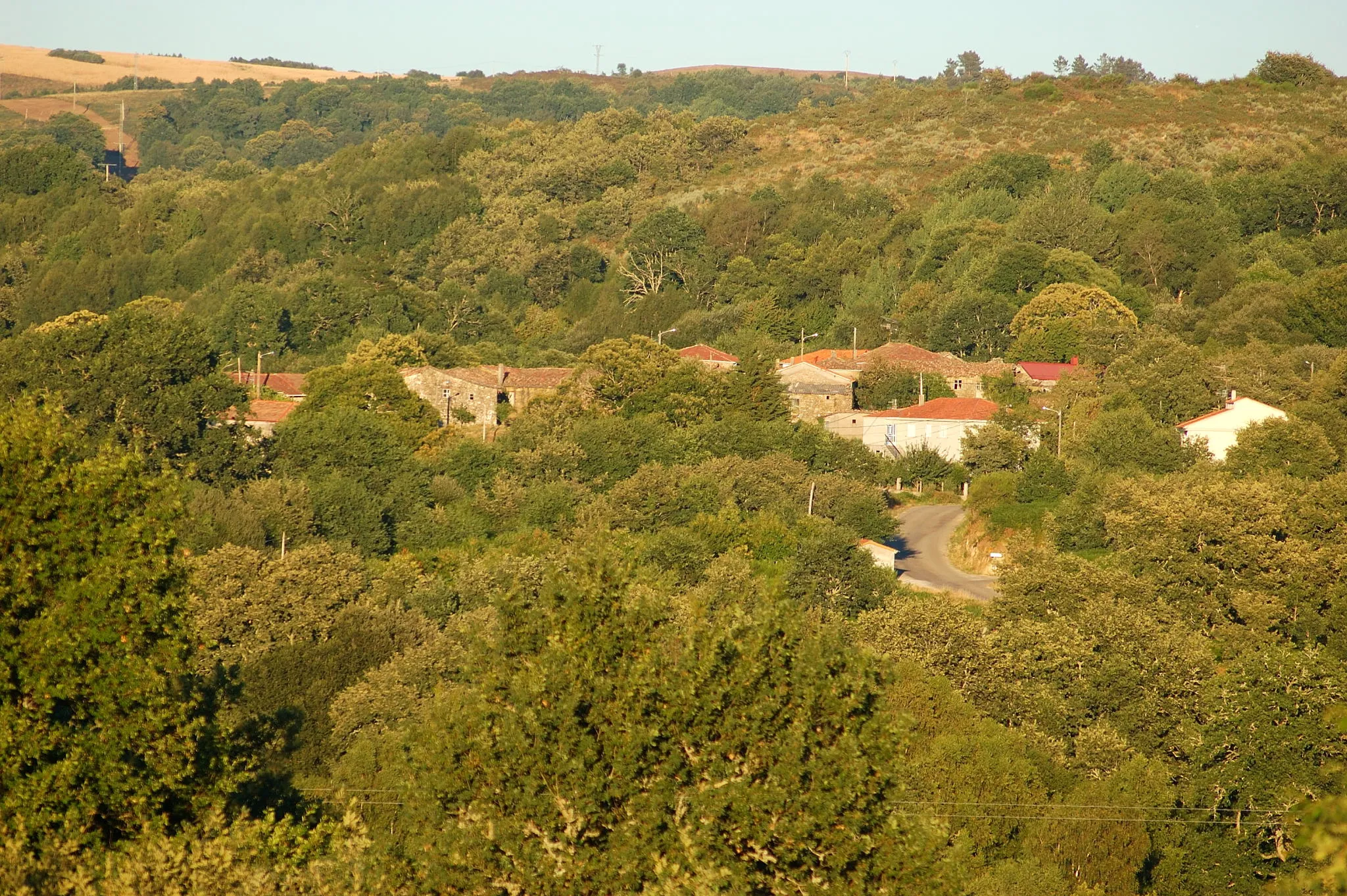 Photo showing: Vista de Ourille no concello de Verea.