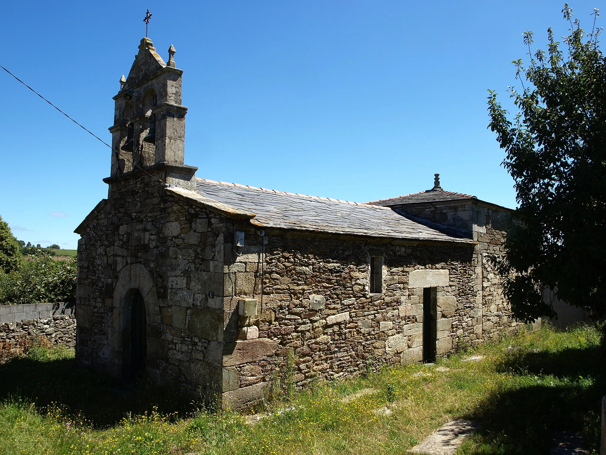 Photo showing: Igrexa parroquial de O Castro de Soengas (Portomarín)