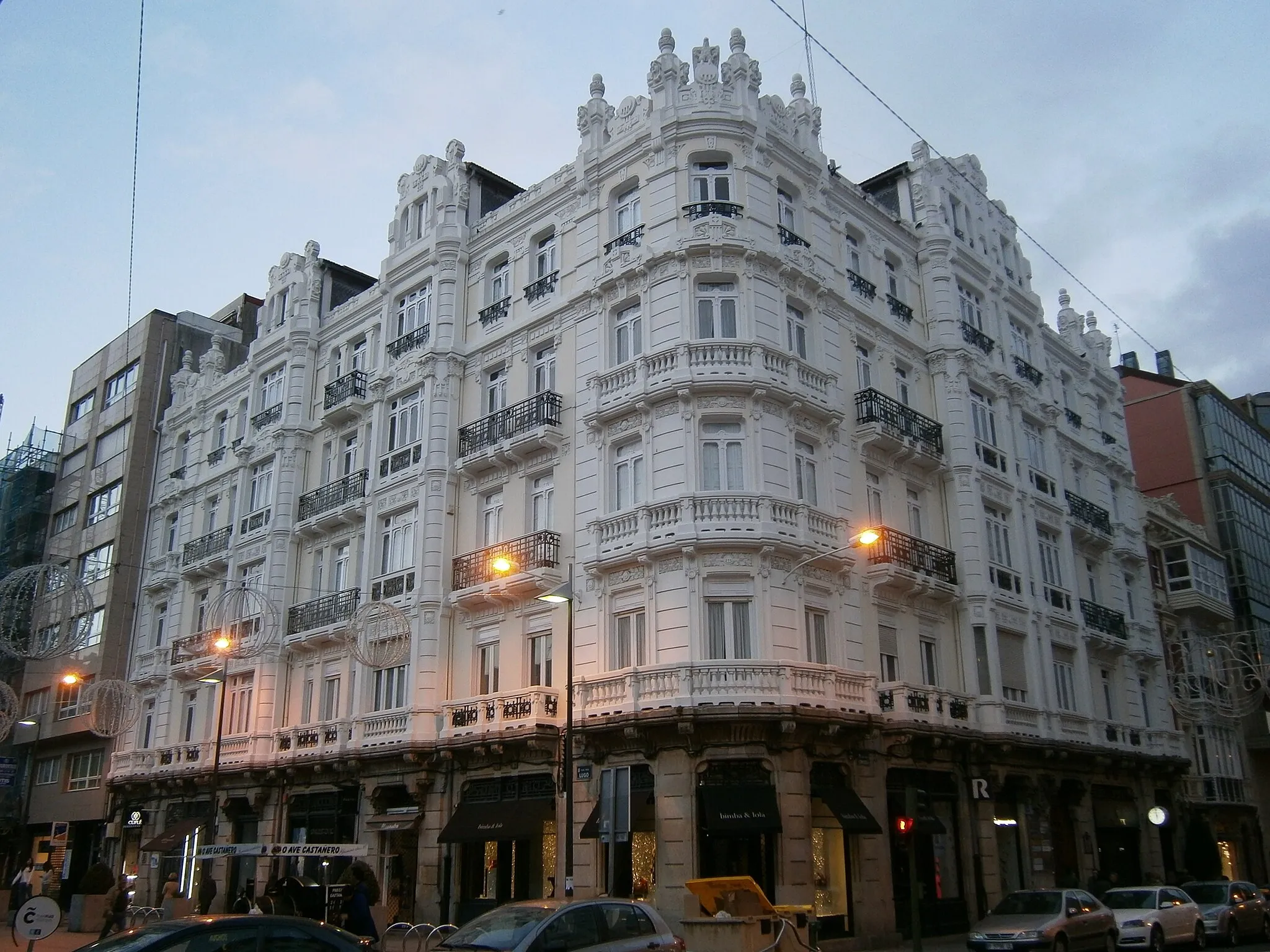 Photo showing: Casa Viturro, de Julio Galán Carvajal, na Coruña