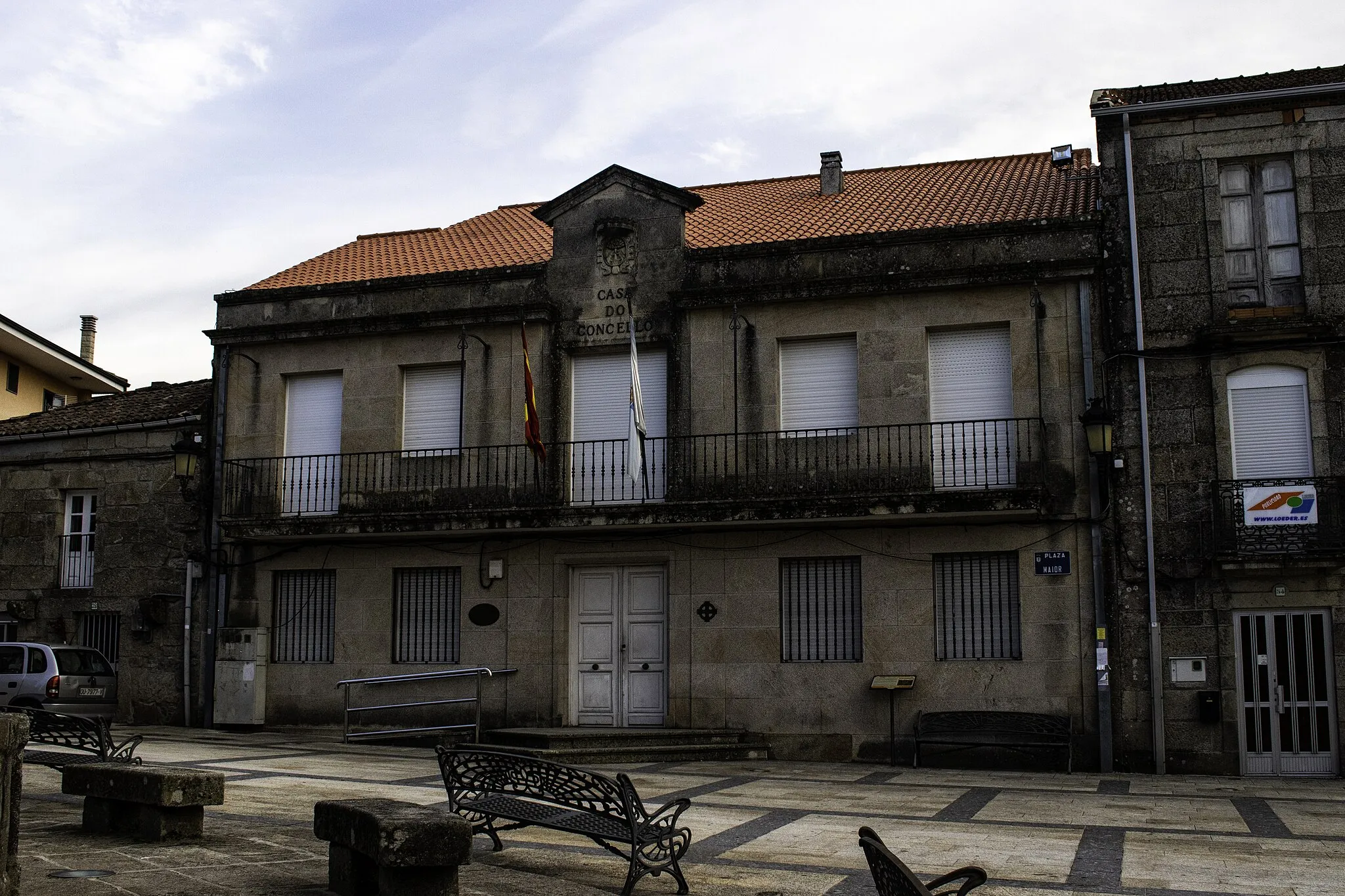 Photo showing: Casa do concello de San Cristovo de Cea.