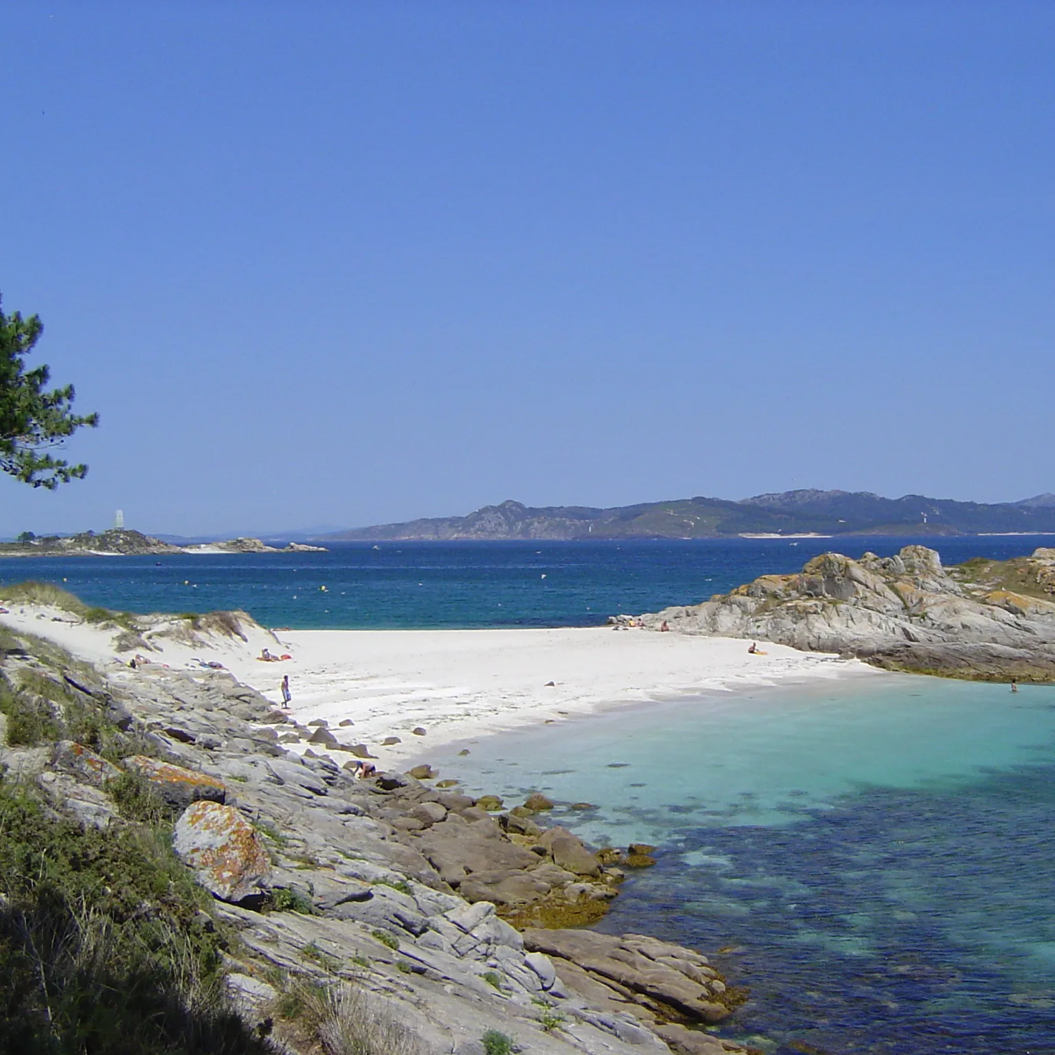 Photo showing: Praia dos Viños en Monteagudo, Illas Cíes