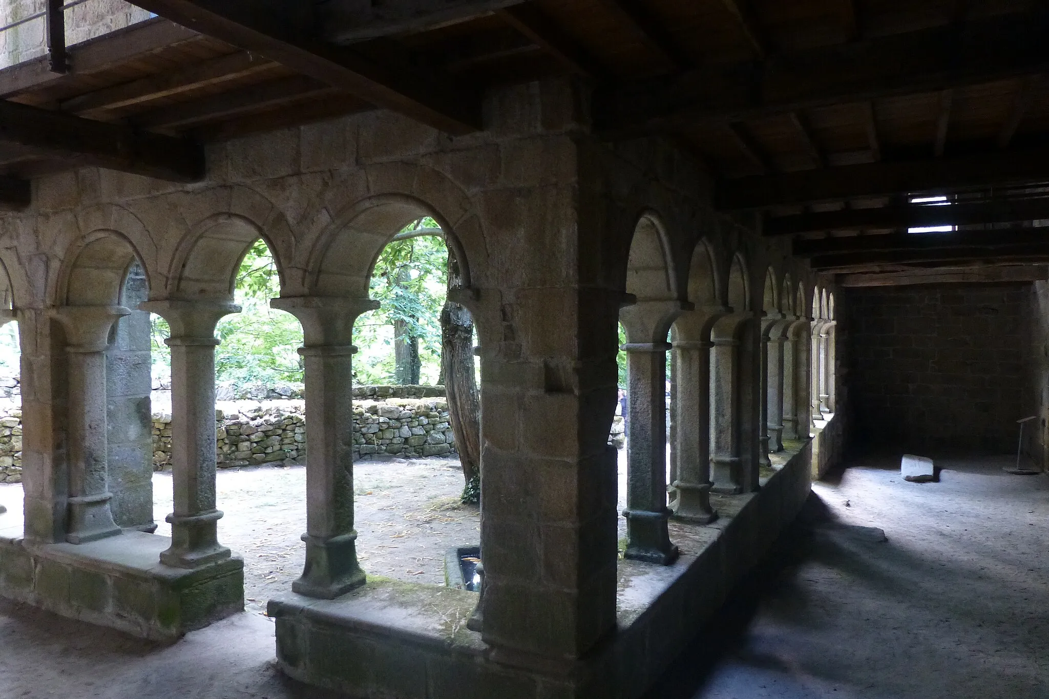 Photo showing: Claustro monasterio de Santa Cristina de Ribas de Sil.Parada de Sil Ourense Galicia españa