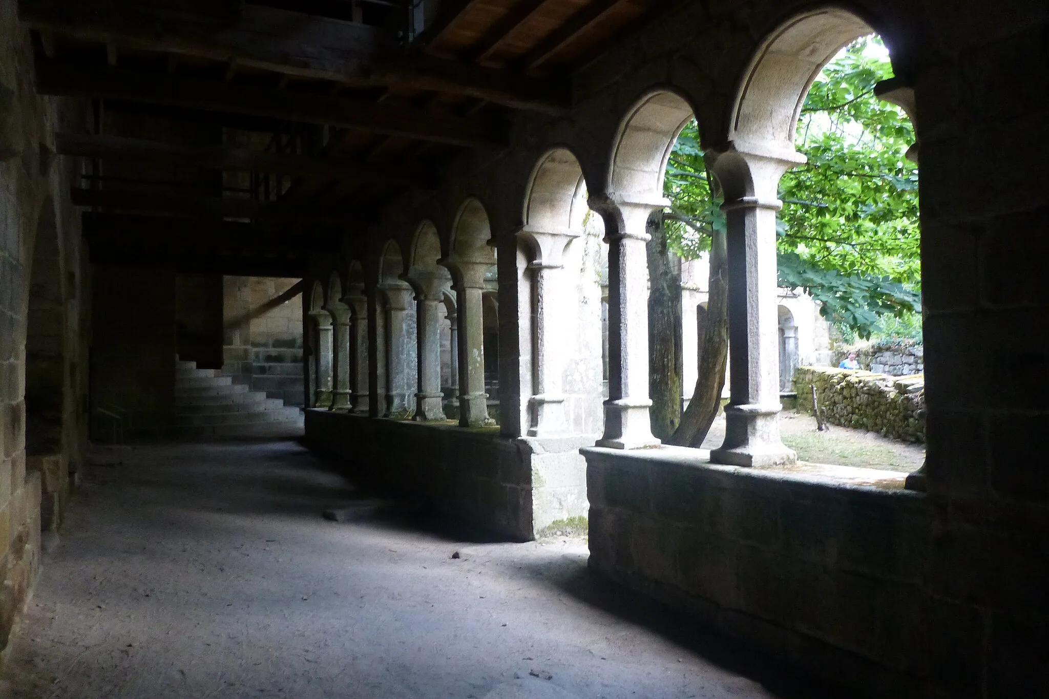 Photo showing: Claustro monasterio de Santa Cristina de Ribas de Sil.Parada de Sil Ourense Galicia españa