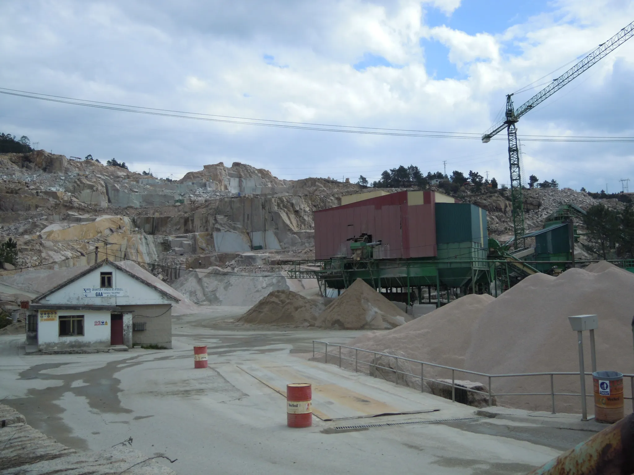 Photo showing: Canteira de granito Rosa Porriño en Atios (O Porriño).