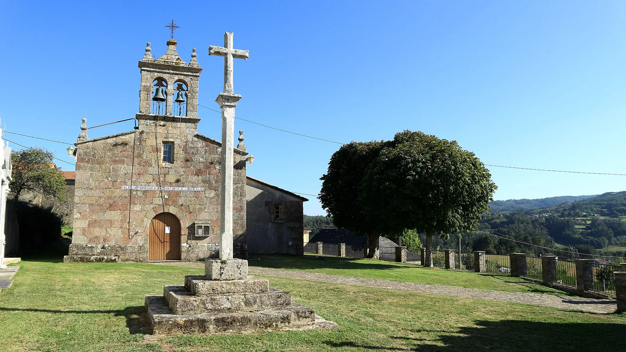 Photo showing: Igrexa de Santaia de Cañás, no Bacelo, Cañás  (Carral, A Coruña).