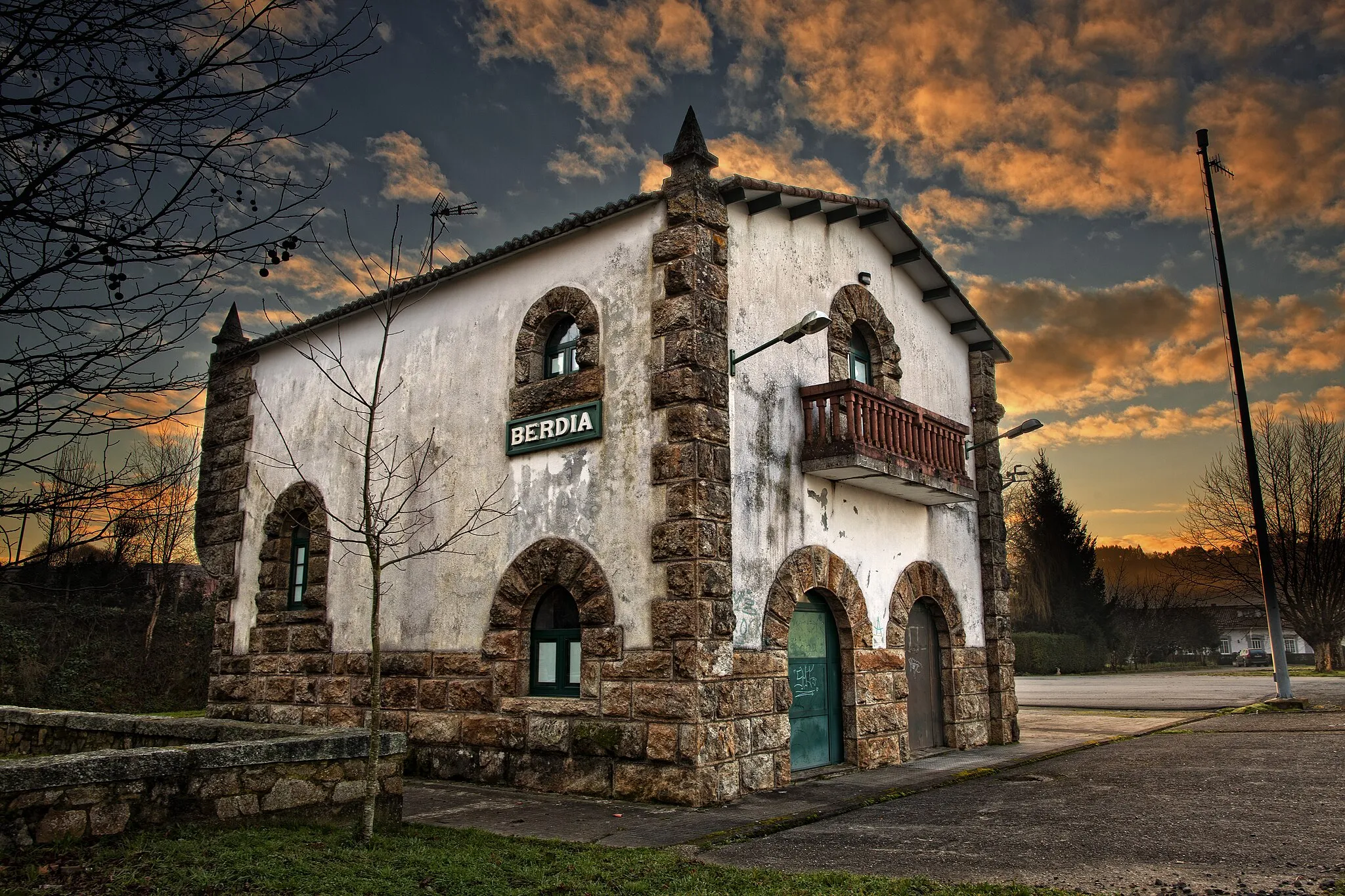 Photo showing: Estación de Verdía, Santiago de Compostela.