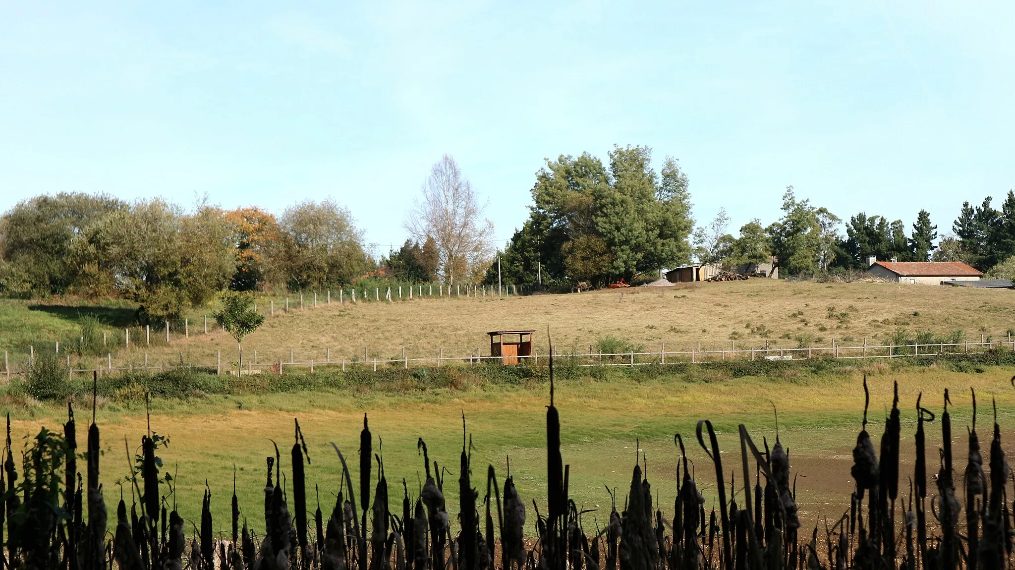 Photo showing: Camiño, co seu punto de observación de aves, no Encoro de Beche, en Folgoso, Abegondo.