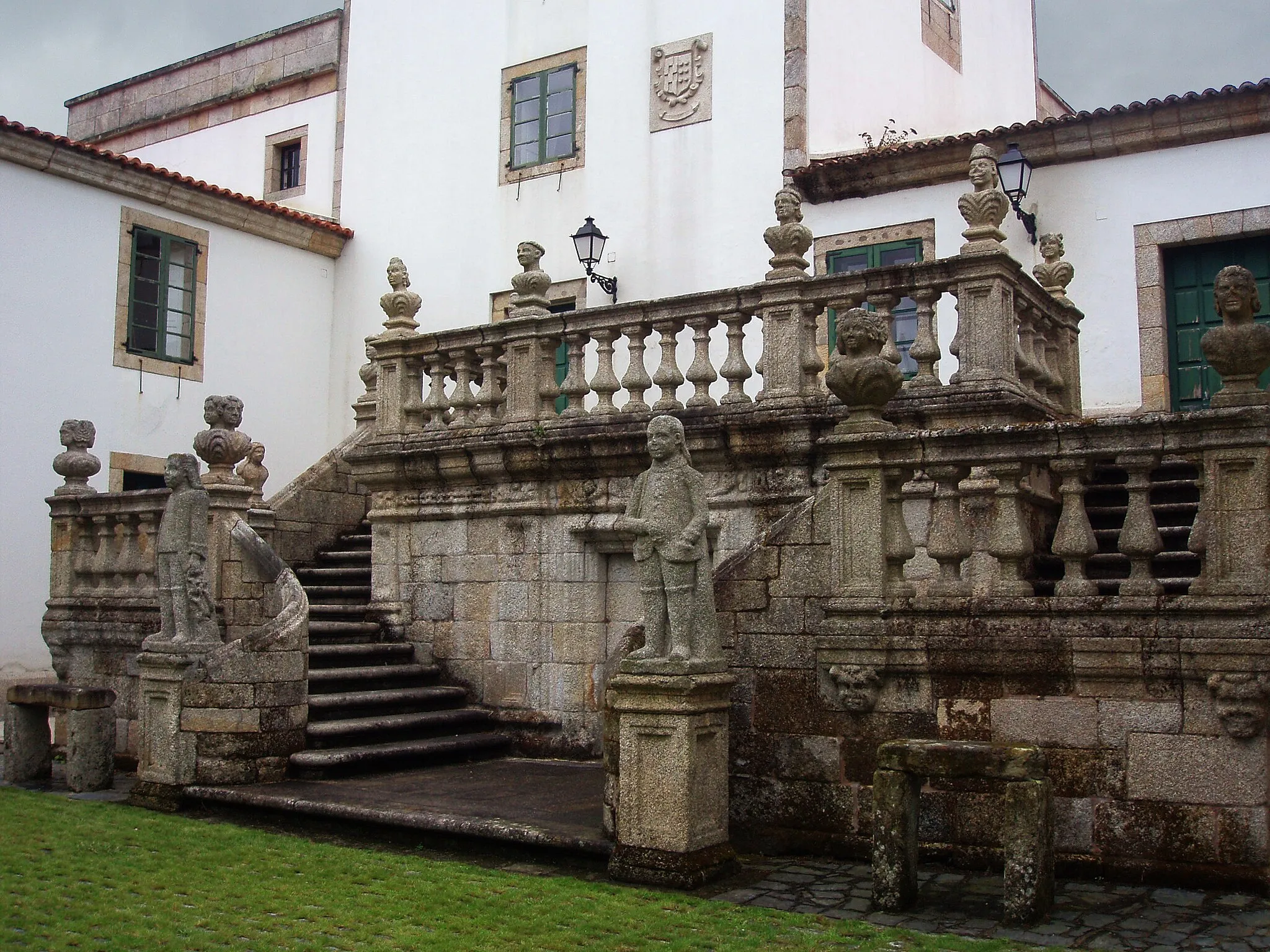 Photo showing: Pazo de Mariñán, escalinata. - Bergondo - A Coruña
