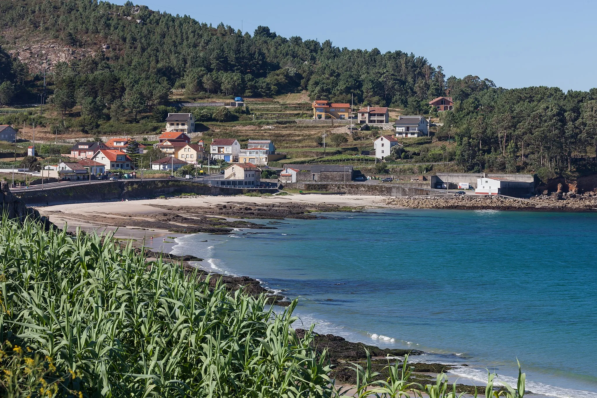 Photo showing: Beach of Arnela, Porto do Son, Galicia, Spain