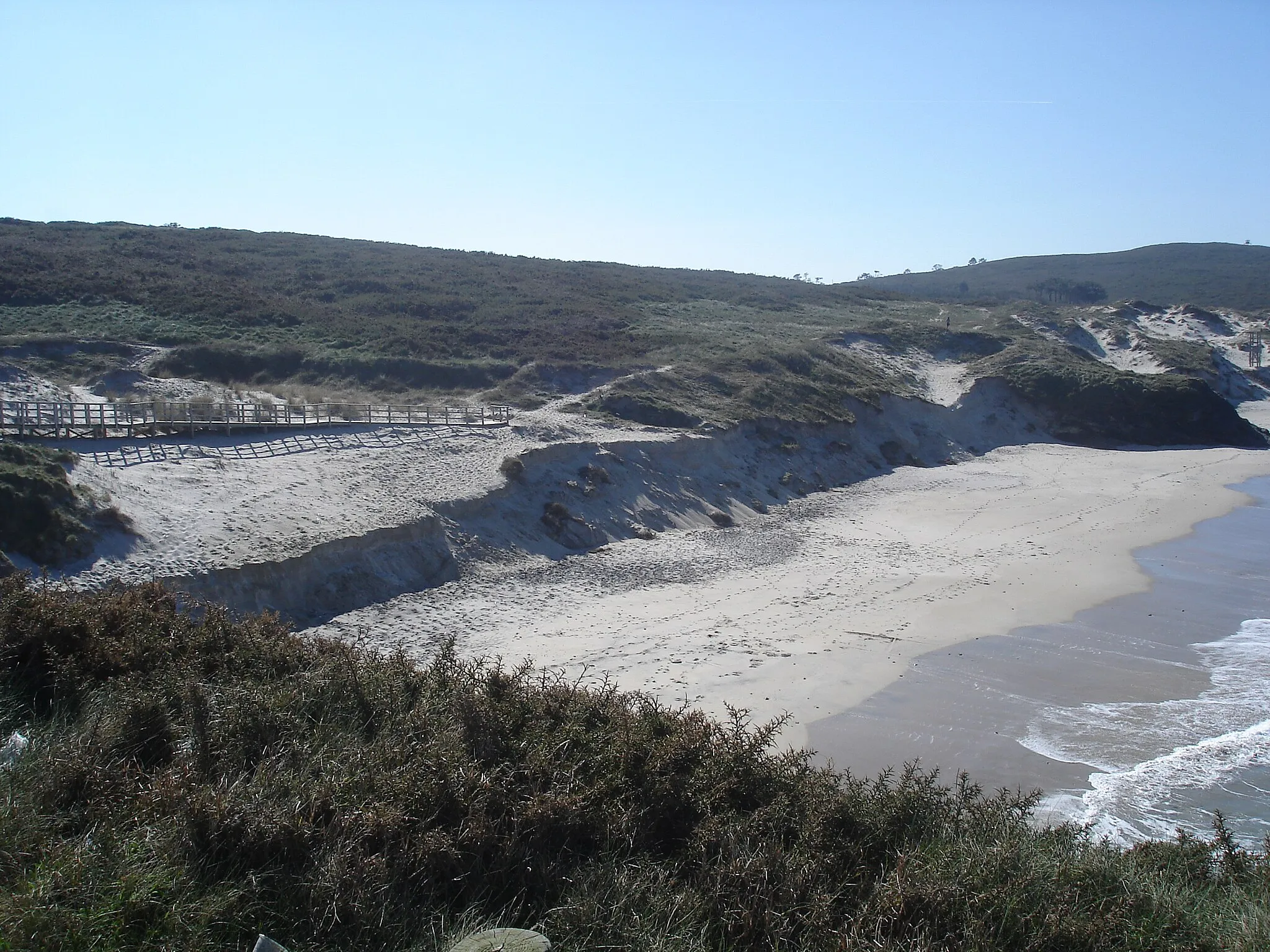 Photo showing: Praia de Santa Comba, na parroquia de Covas, no concello de Ferrol.