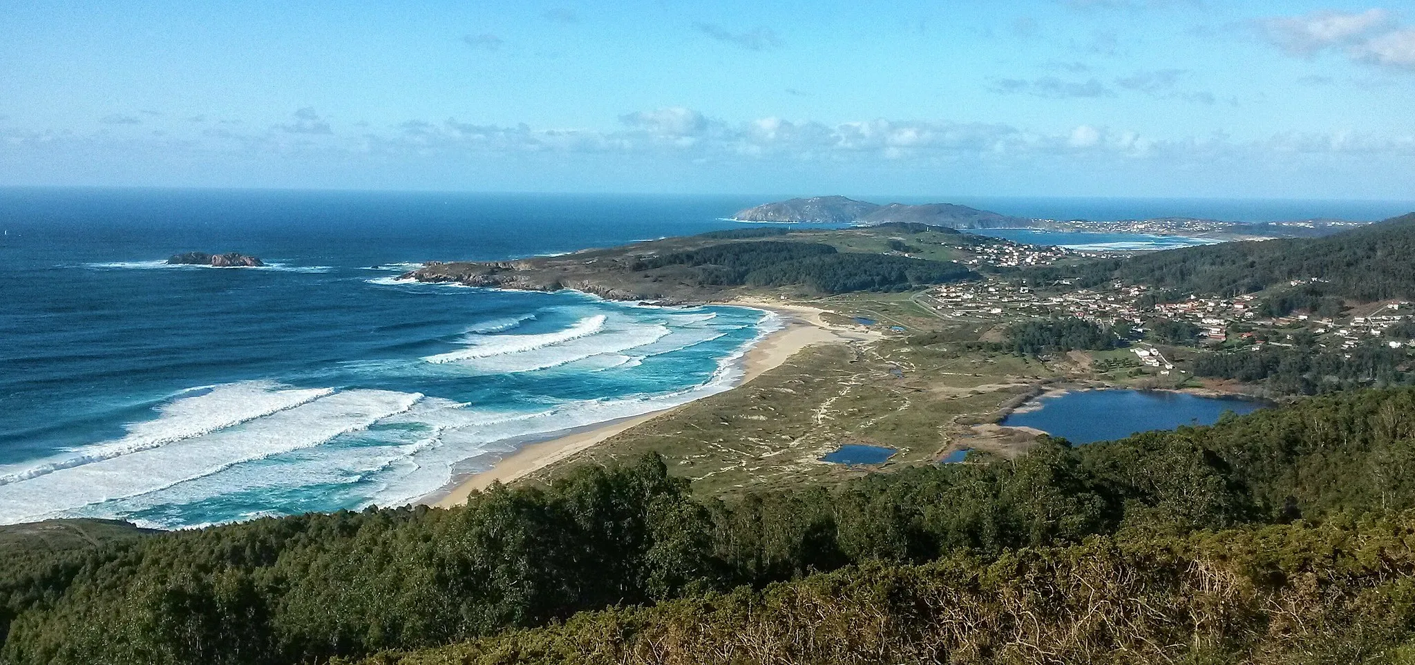 Photo showing: Playa de Doniños desde Monteventoso