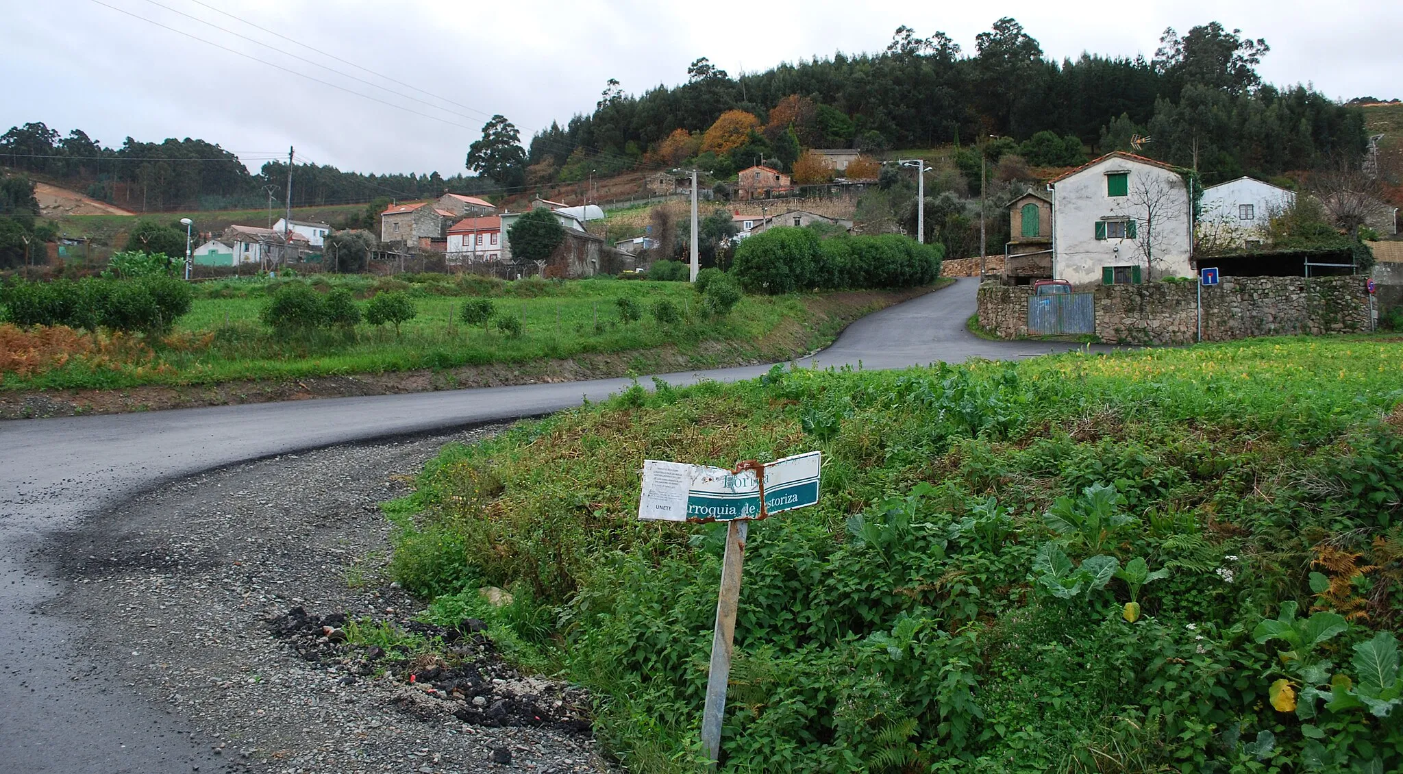 Photo showing: Vista da poboación de Borroa A Pastoriza Concello de Arteixo A Coruña Galiza Spain