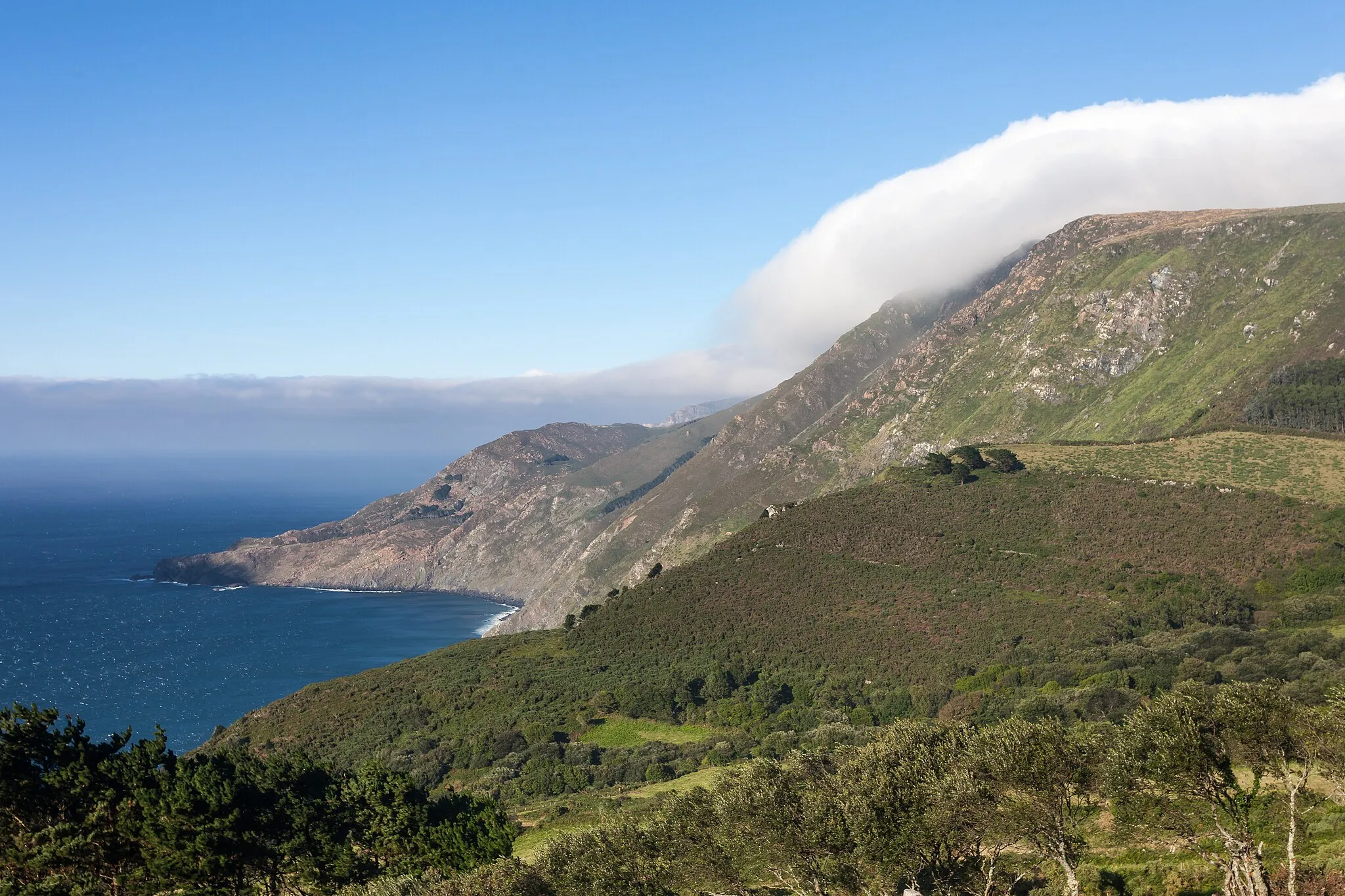 Photo showing: A costa no mirador do Cruceiro. Ó norte de Santo André de Teixido, Cedeira, Galiza