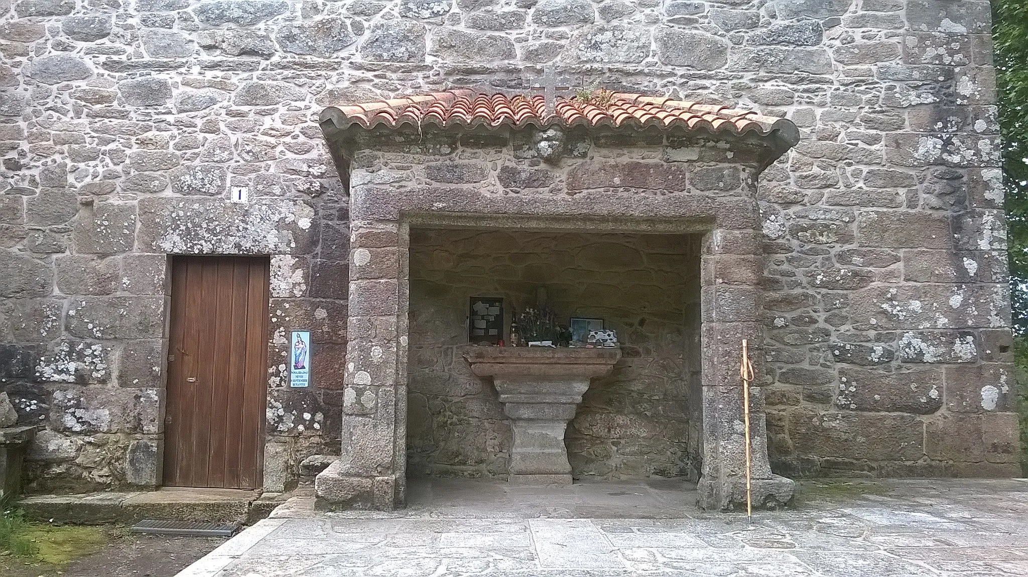 Photo showing: Capela no lugar de Figueiroa, parroquia de Buxantes, concello de Dumbría, no Camiño de Fisterra