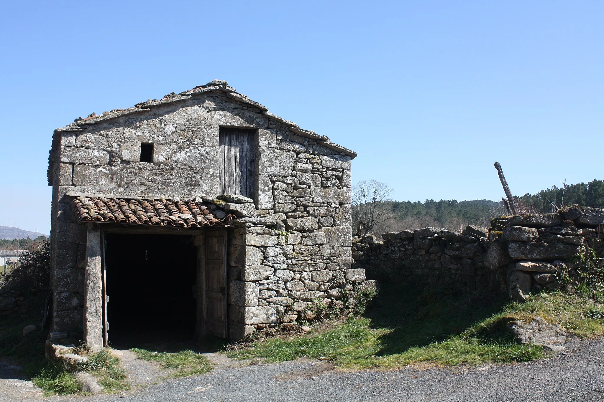 Photo showing: Casa tradicional, en Gurgueiro (Agolada, Pontevedra)