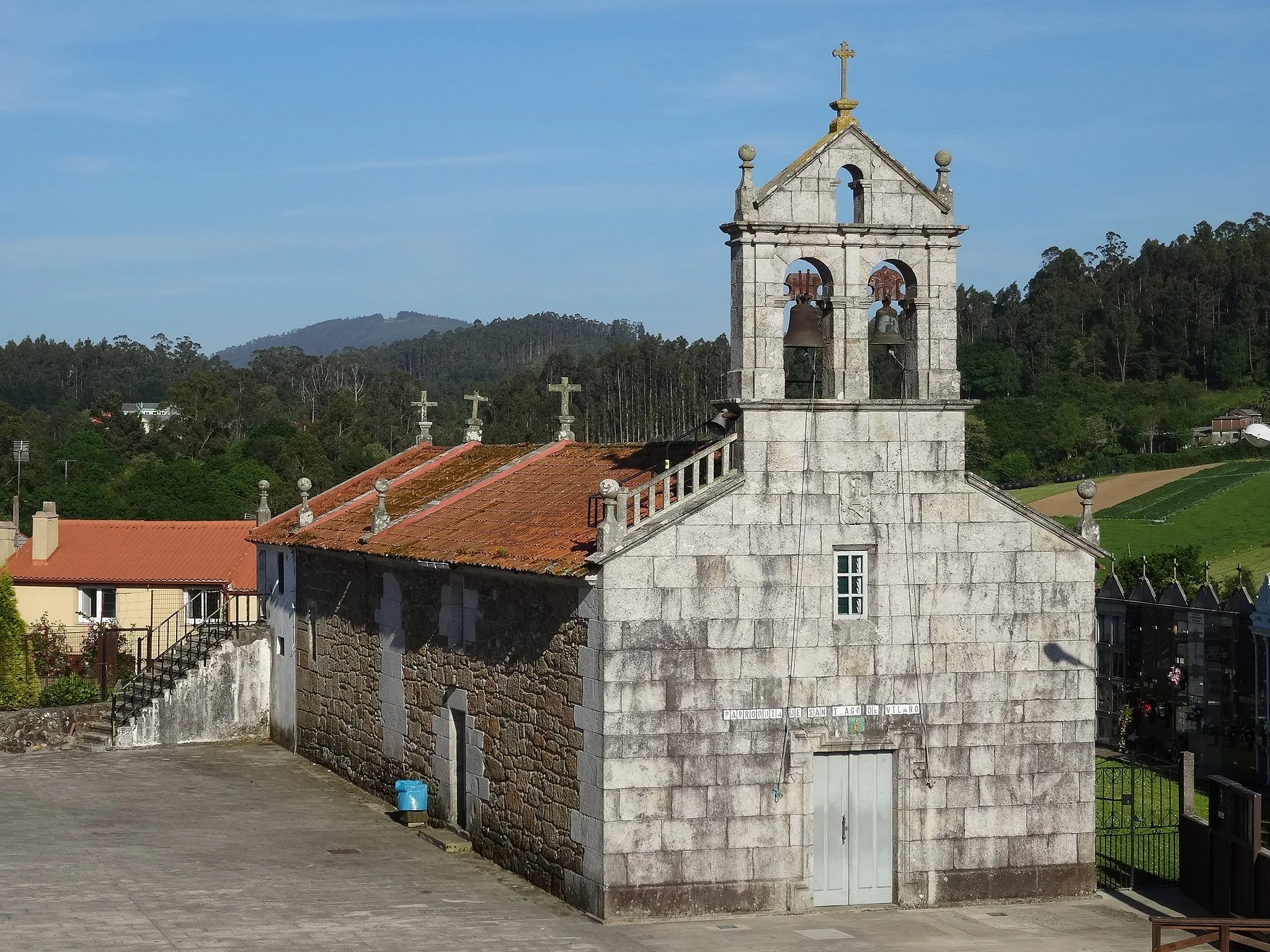 Photo showing: Igrexa de Santiago de Vilaño, A Laracha.