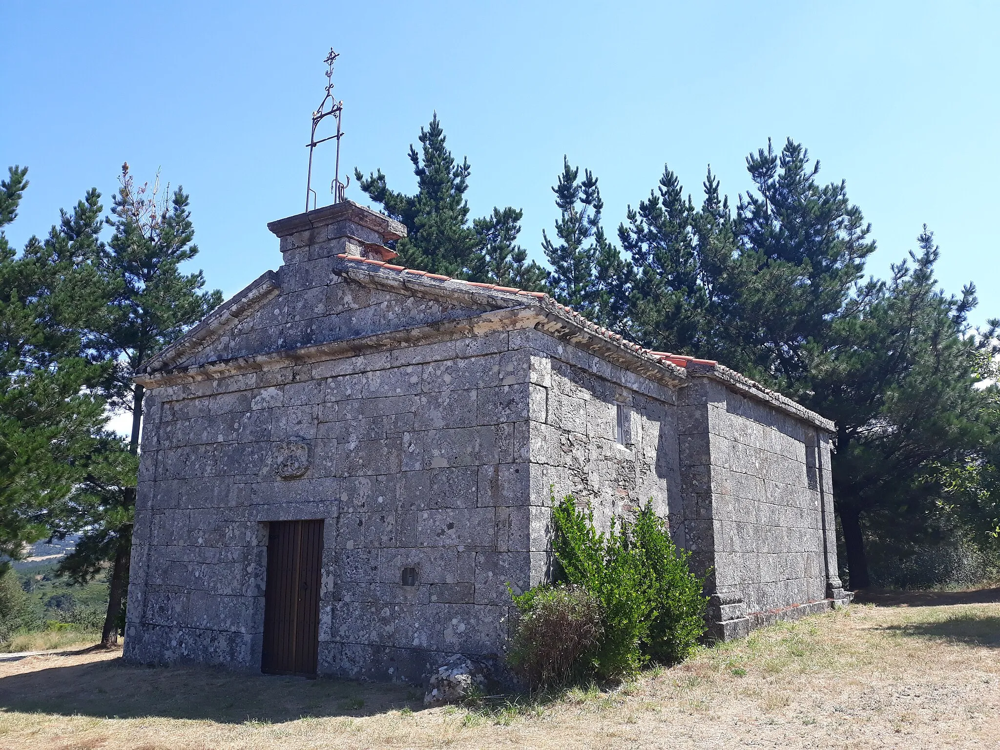 Photo showing: Chapel of Saint Dominic on the Sanabria Way of Saint James, in Santo Domingo, Dozón, Pontevedra province, Galicia, Spain.