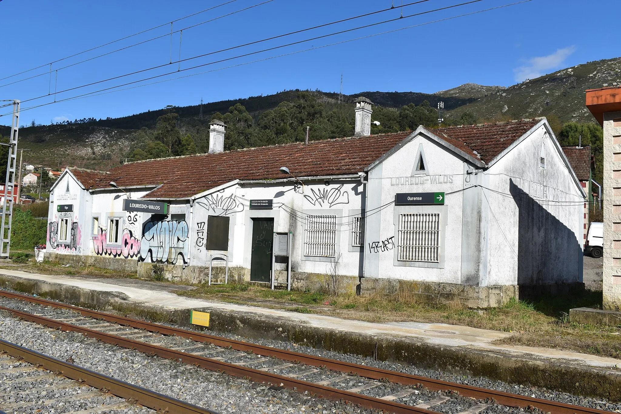 Photo showing: Estación de ferrocarril de Louredo - Os Valos, Mos