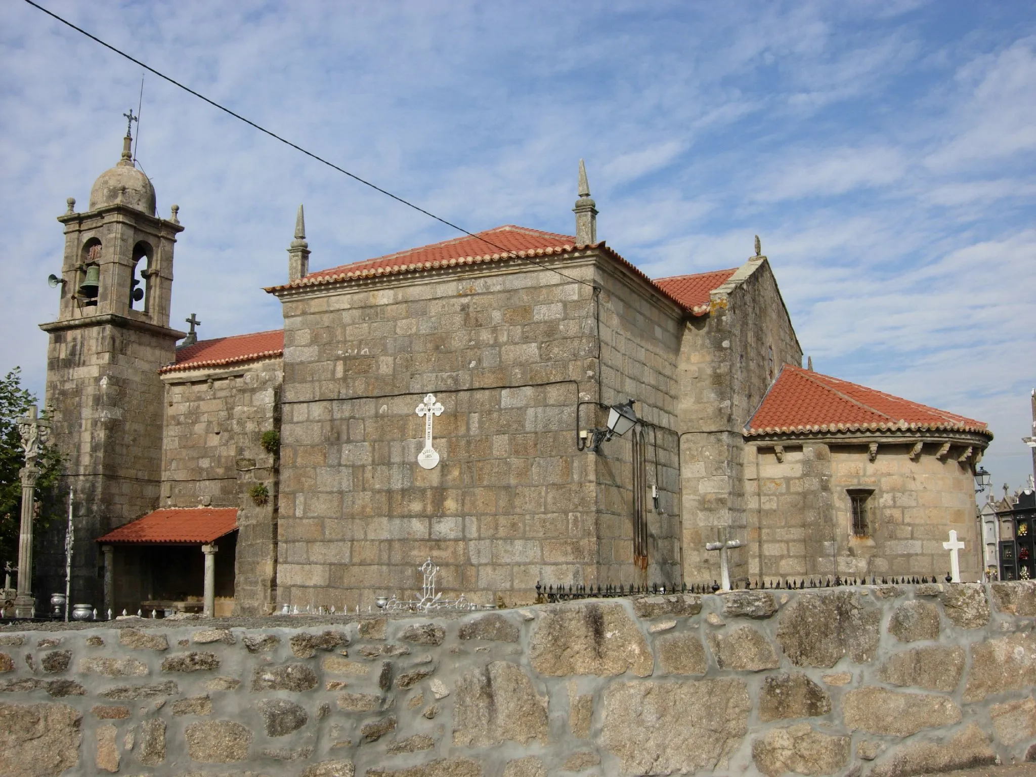 Photo showing: Igrexa de Santa María de Caleiro - Vilanova de Arousa - Pontevedra