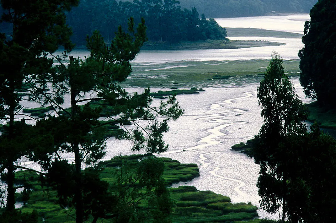 Photo showing: Cedeira sea inlet at low tide, A Coruña, Galicia, Spain