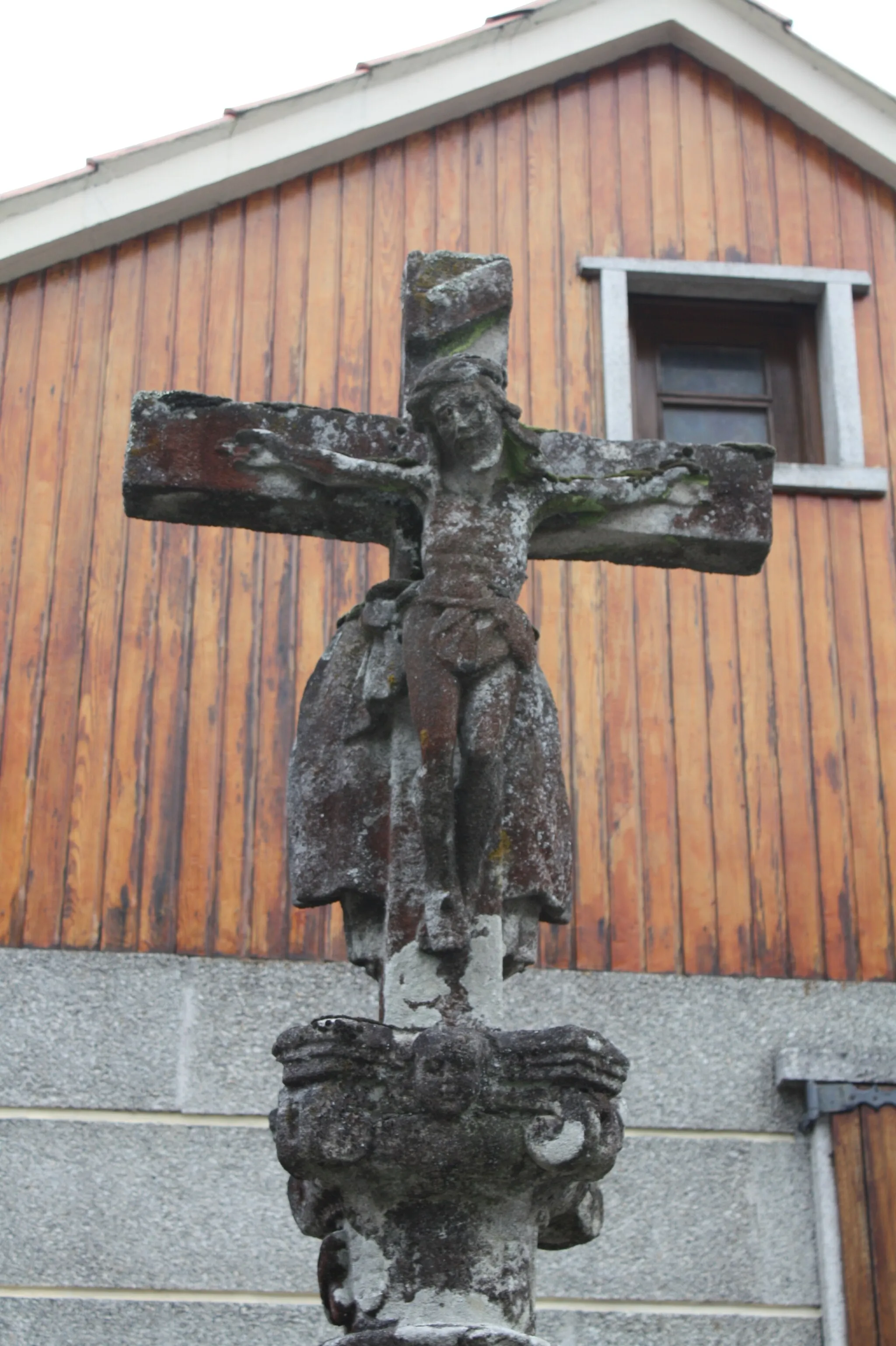 Photo showing: Cruceiro no lugar de Orgo do Monte, parroquia de San Xoán de Poio, concello de Poio (Pontevedra)