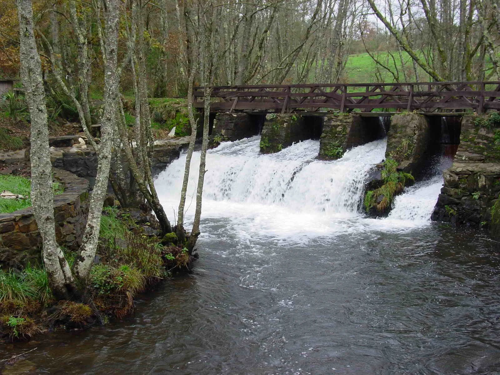 Photo showing: Río Tambre ó seu paso por Portomouro, Val do Dubra