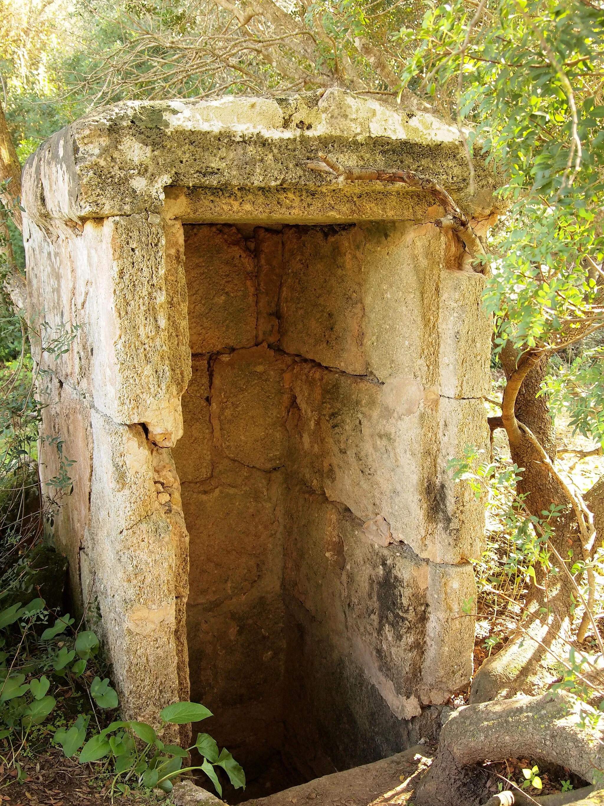 Photo showing: Entrada al qanat de son Reus a Mallorca