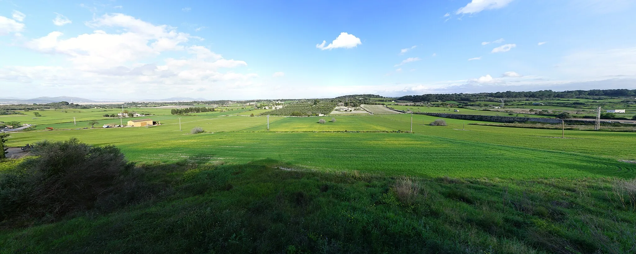 Photo showing: View from Muro, stitched image