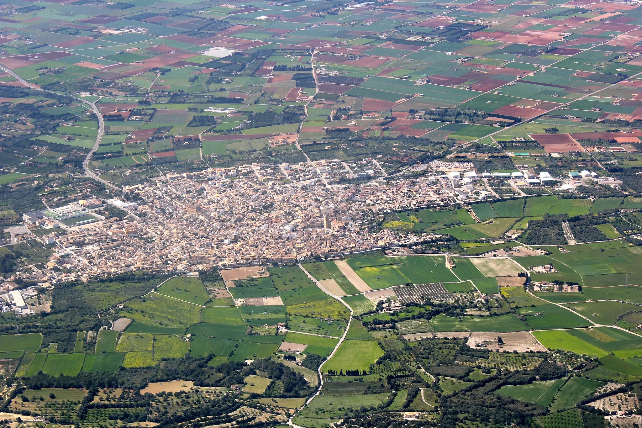 Photo showing: Vista aèria de Muro
