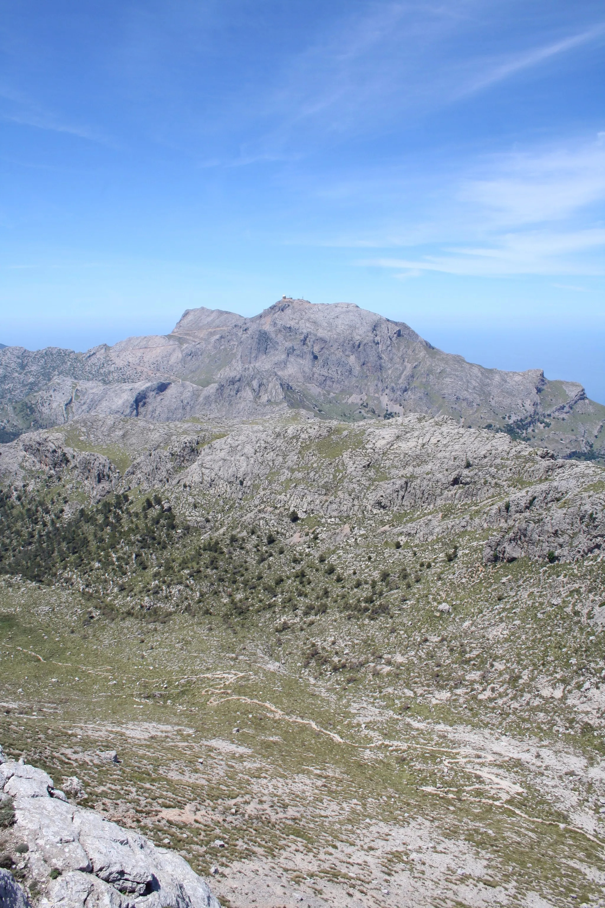 Photo showing: Mallorca - Puig Major from Massanella