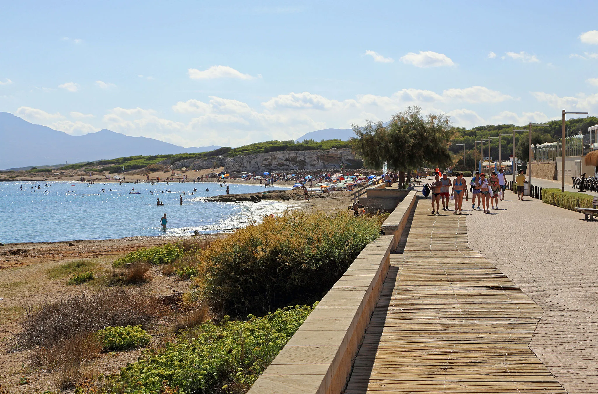Photo showing: Can Picafort (municipality of Santa Margalida, Majorca, Spain): Son Bauló beach (Platja de Son Bauló)