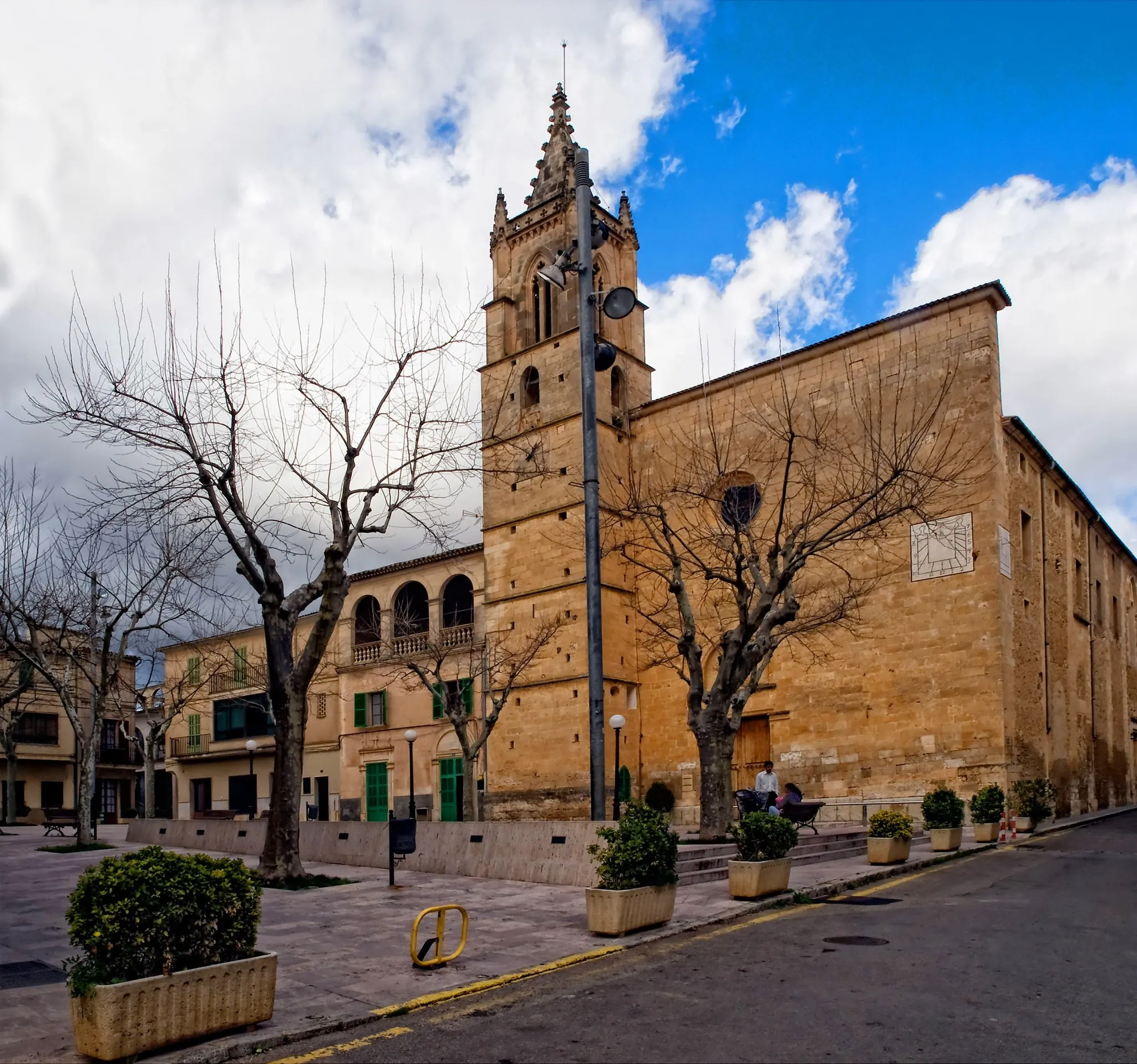 Photo showing: Llubí church (Mallorca)