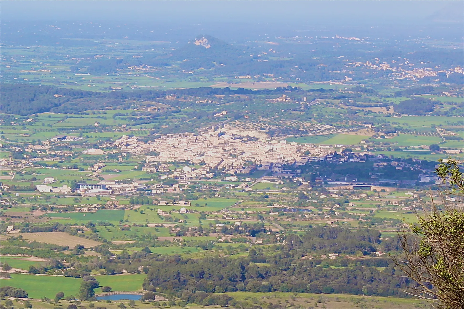 Photo showing: Vista de Montuïri  del Puig de Randa