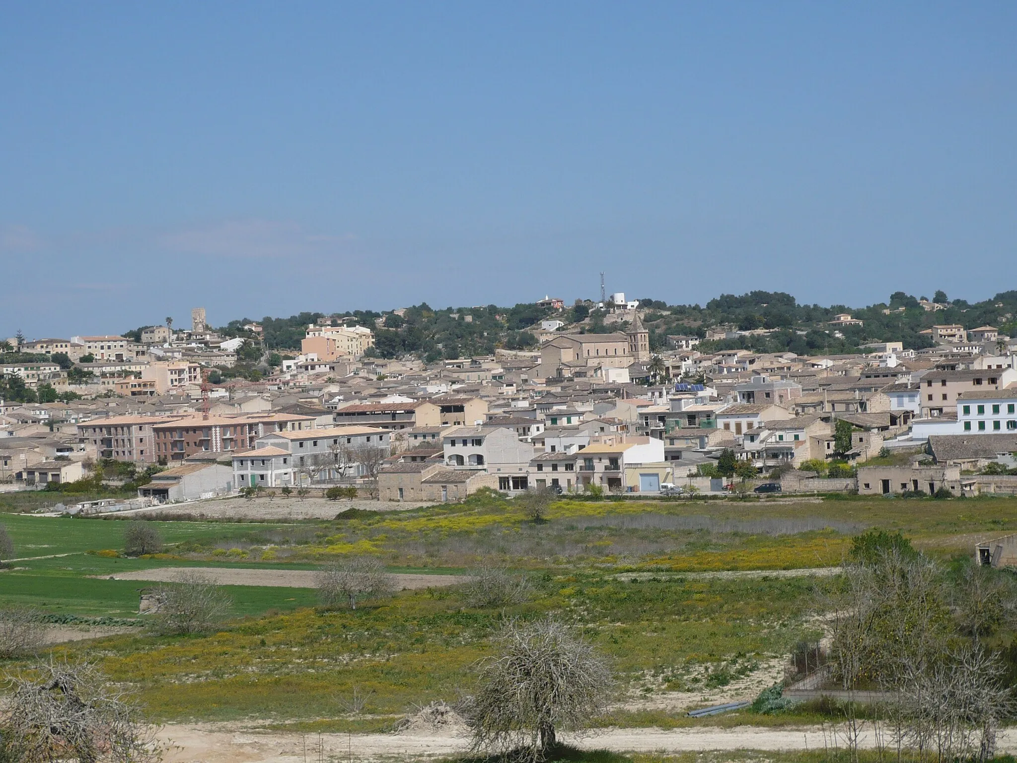 Photo showing: Picture of Sant Joan (Majorca) taken from puig de Consolació.