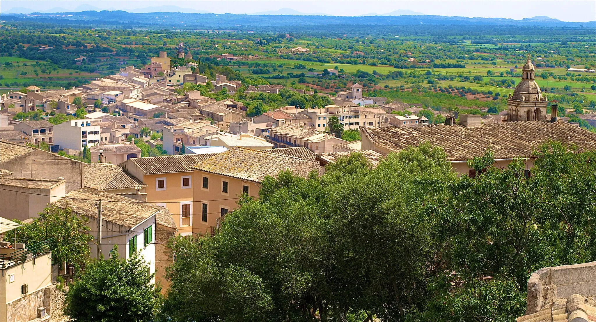 Photo showing: Santa Eugenia panoramic view