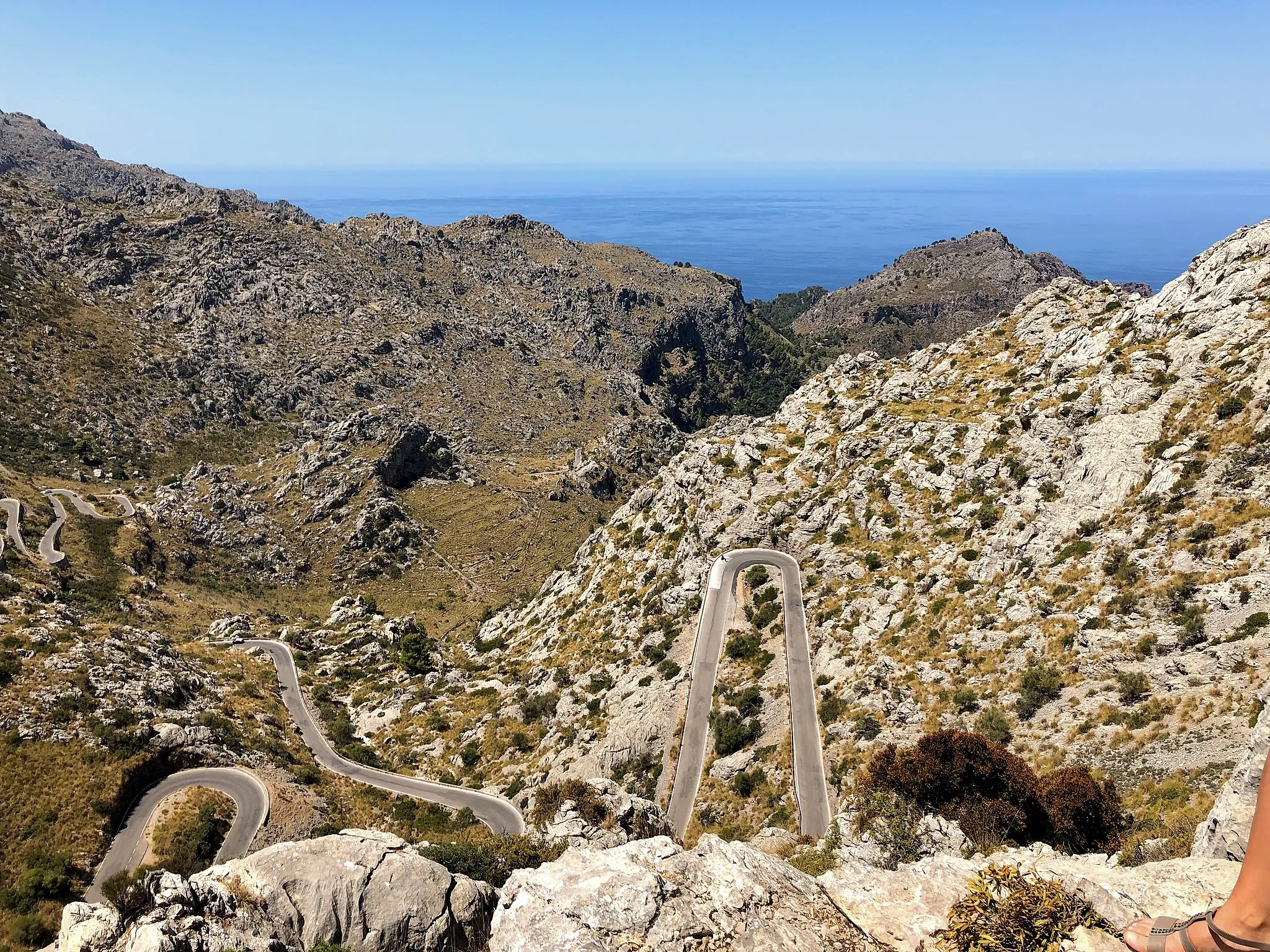 Photo showing: Country road Ma-2141 from Els Castellots, Mallorca, Spain