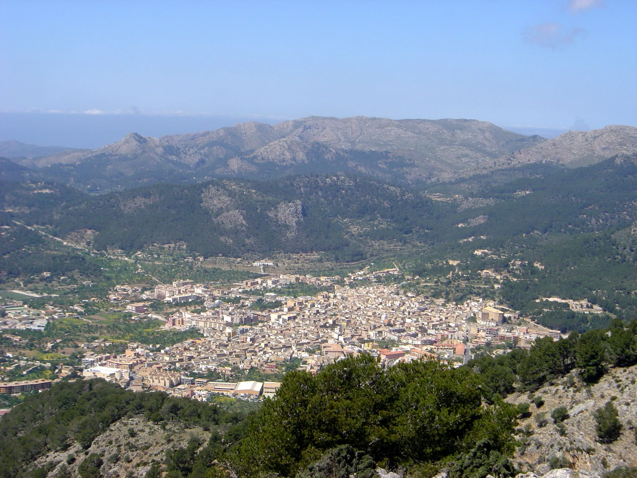 Photo showing: Andratx des de Garrafa. Mallorca.
