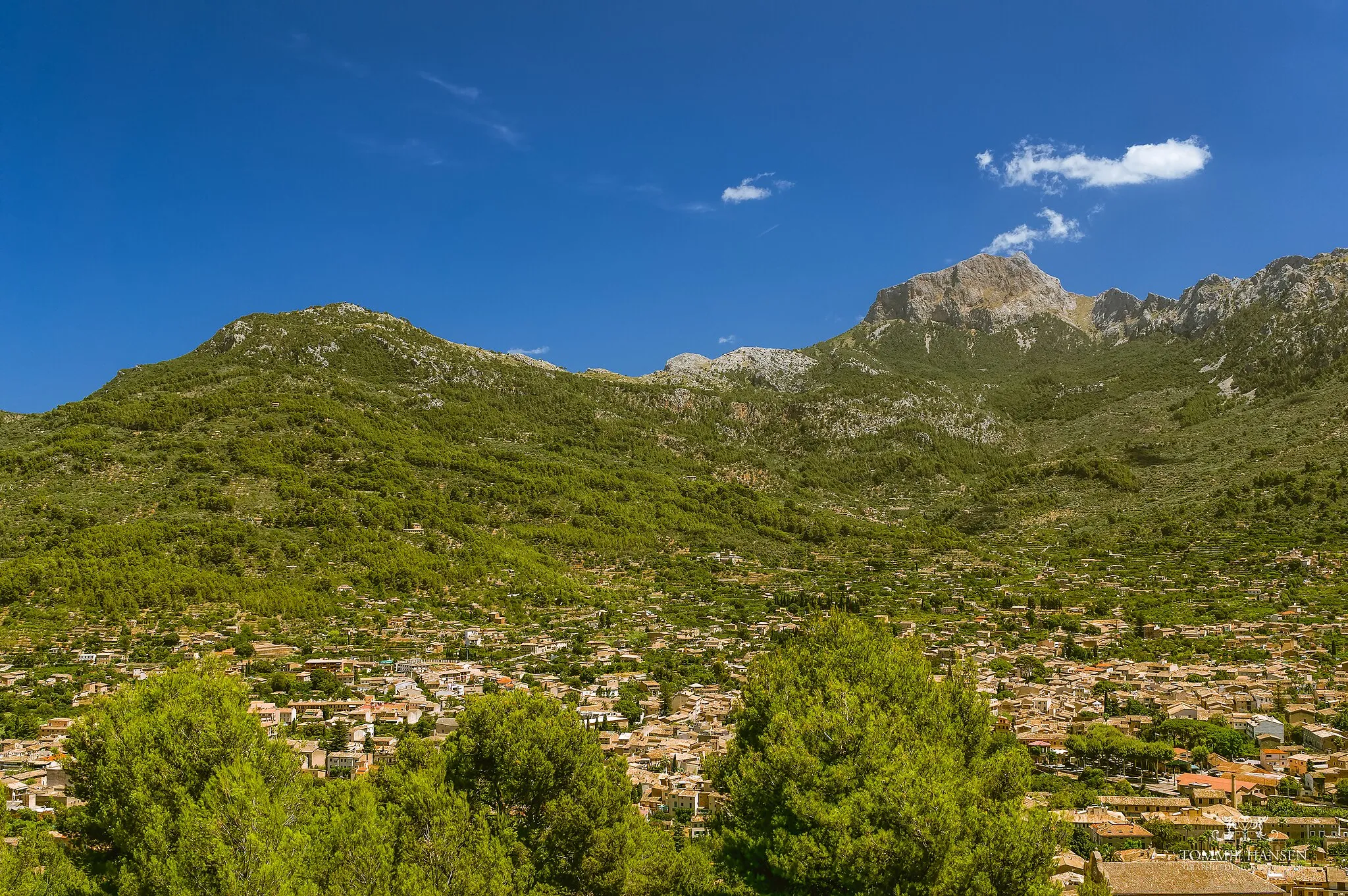 Photo showing: Landscape on the way to Soller, Mallorca