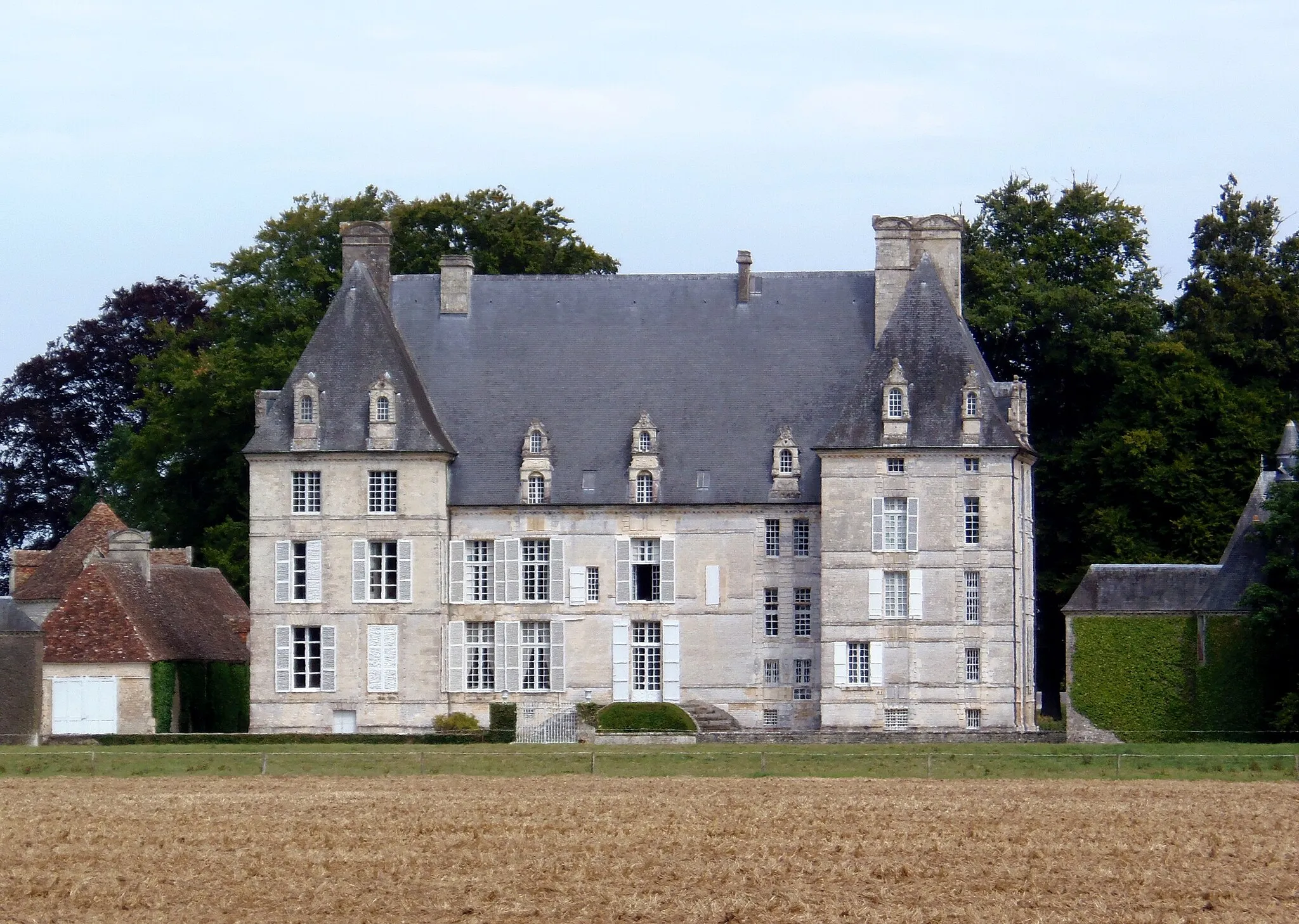 Photo showing: Aubigny (Normandie, France). Le château.