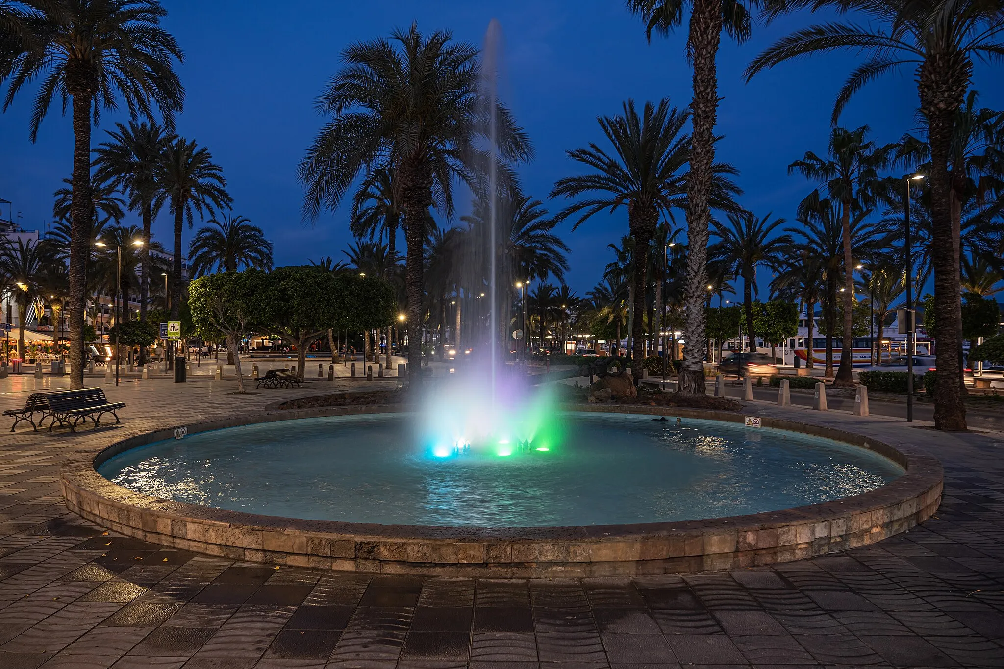 Photo showing: Fountain in San Antonio, Ibiza, Spain