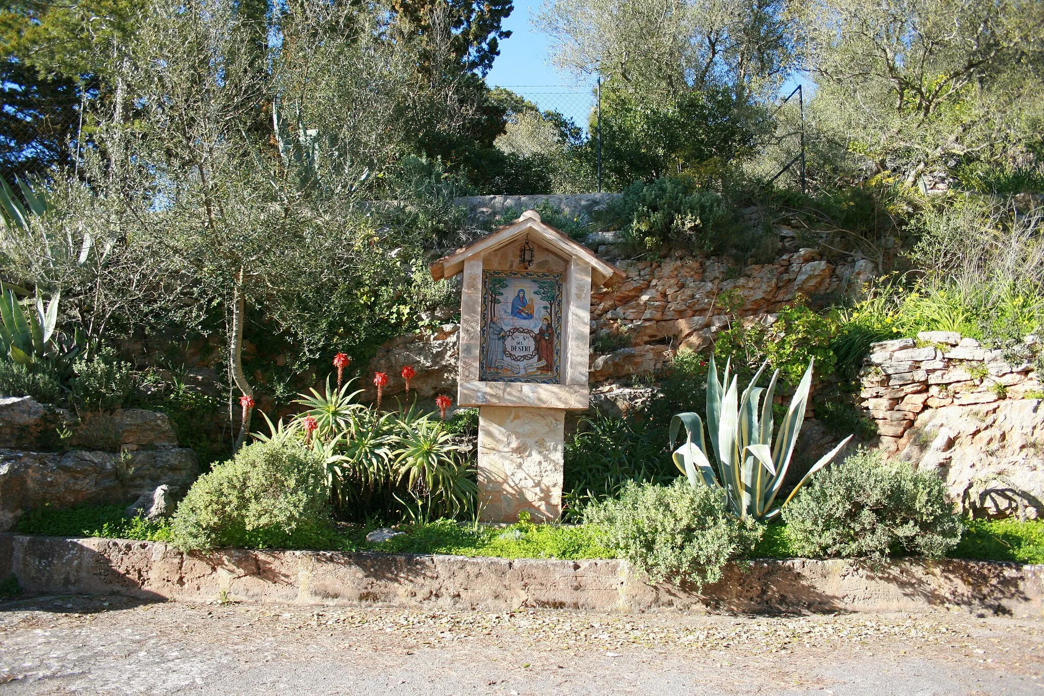 Photo showing: Ermita de Sant Honorat, Puig de Randa in Algaida, Mallorca