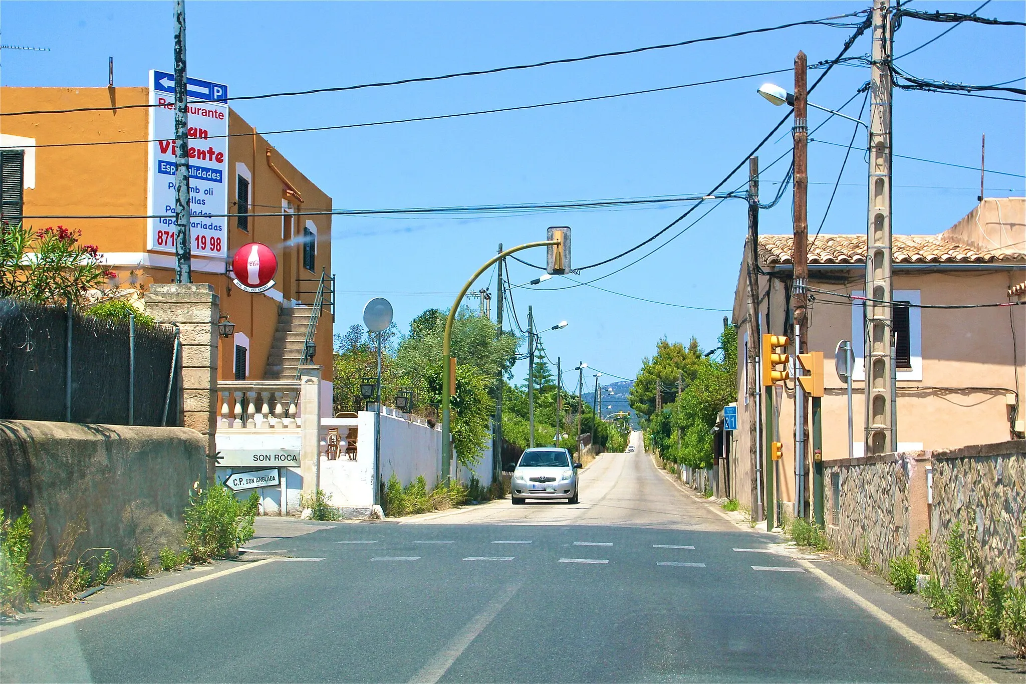 Photo showing: Creuer de Son Roca a la Carretera de Puigpunyent