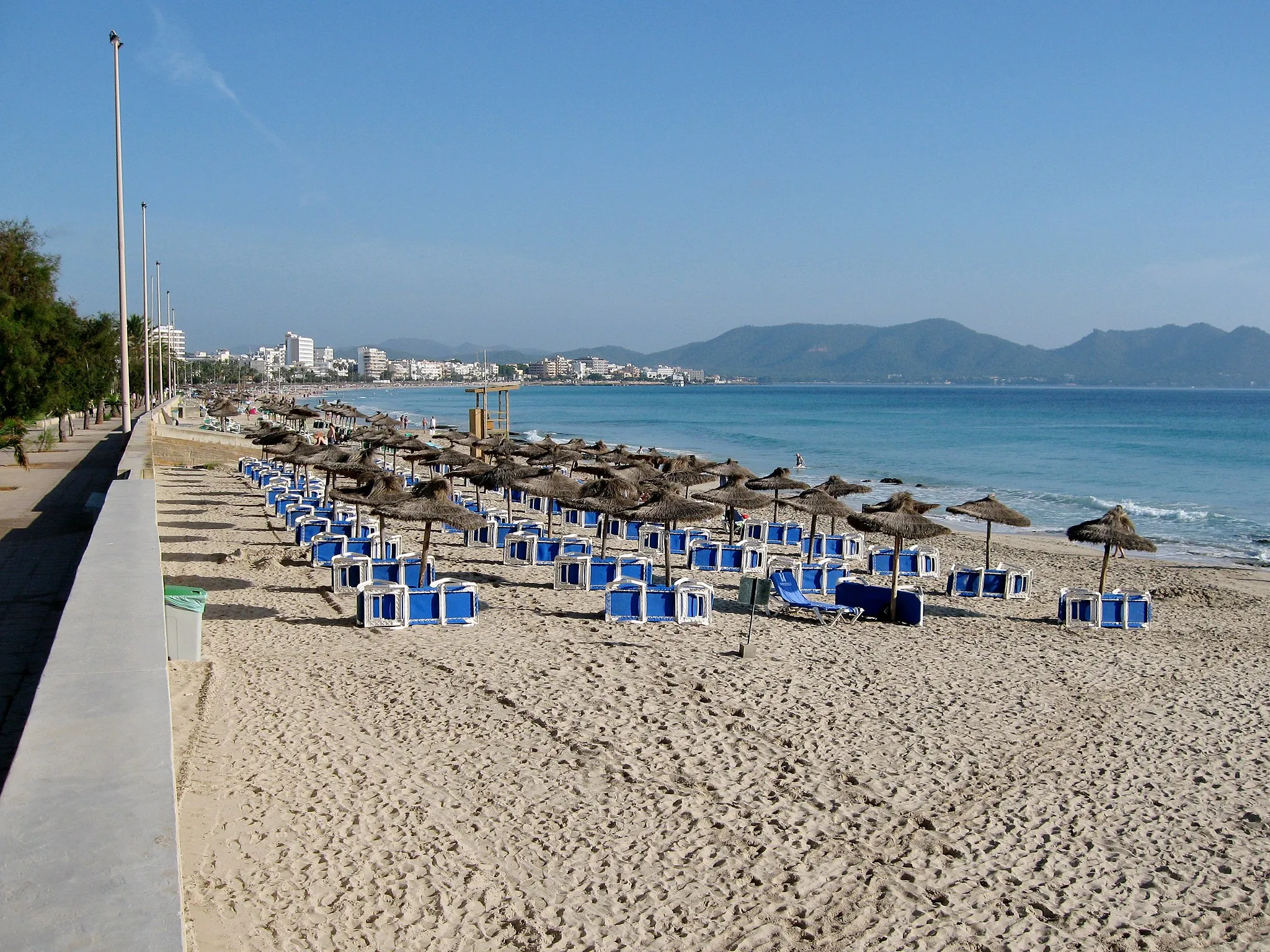 Photo showing: Beach of Cala Millor, Sant Llorenç des Cardassar, Mallorca, Spain