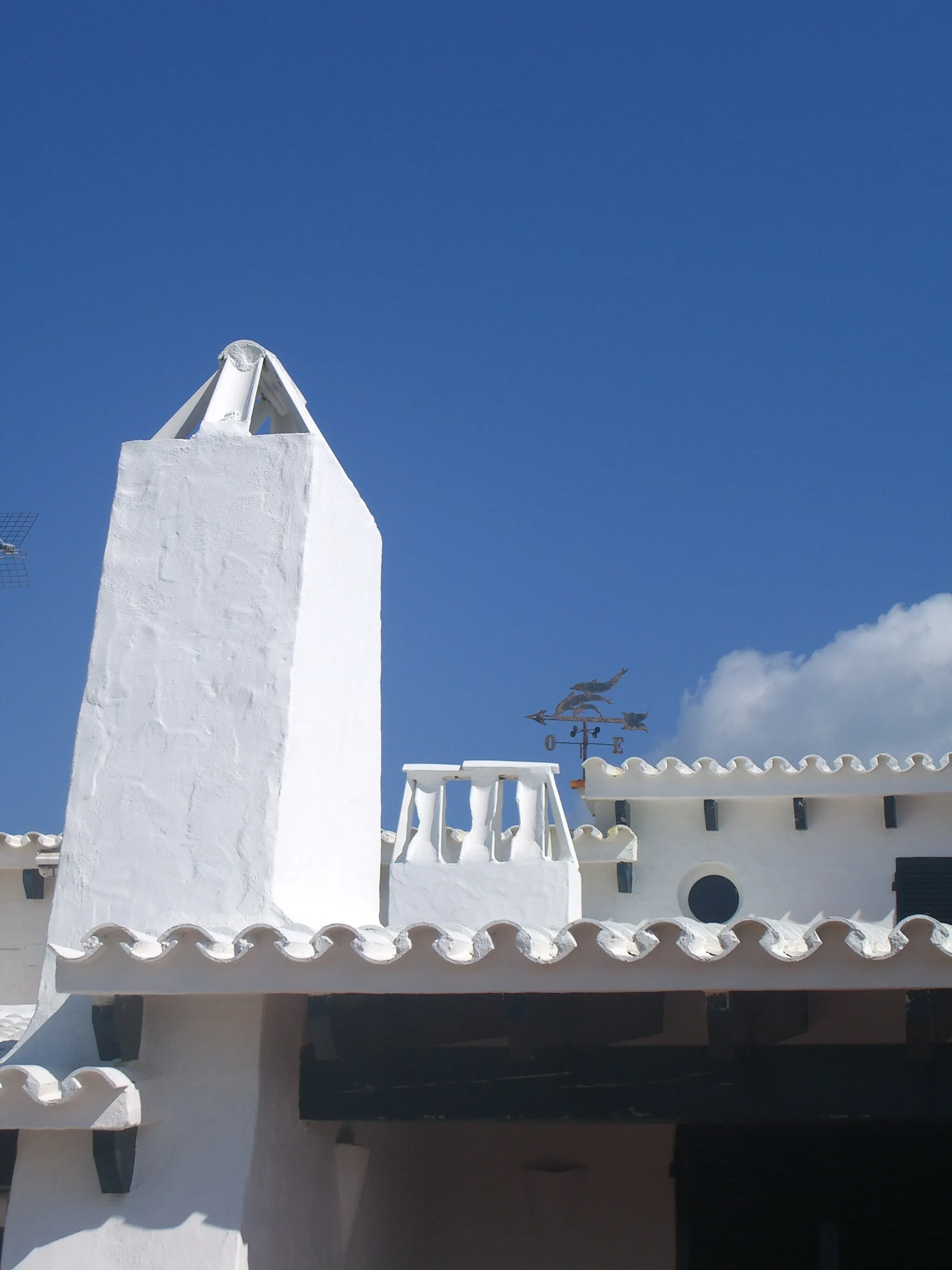 Photo showing: Binibeca Chimneys - Menorca