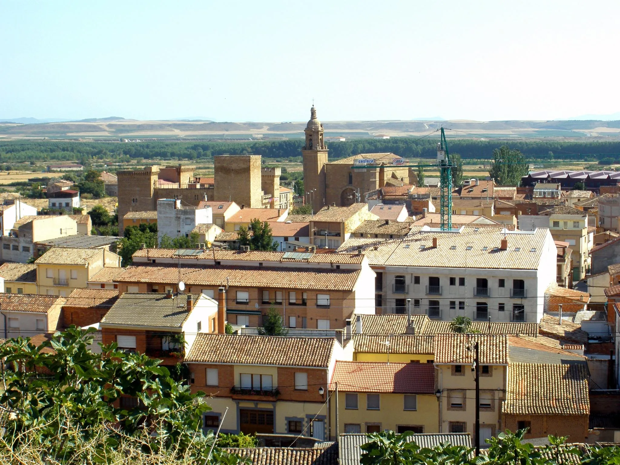 Photo showing: Panorámica de Agoncillo (La Rioja, España)