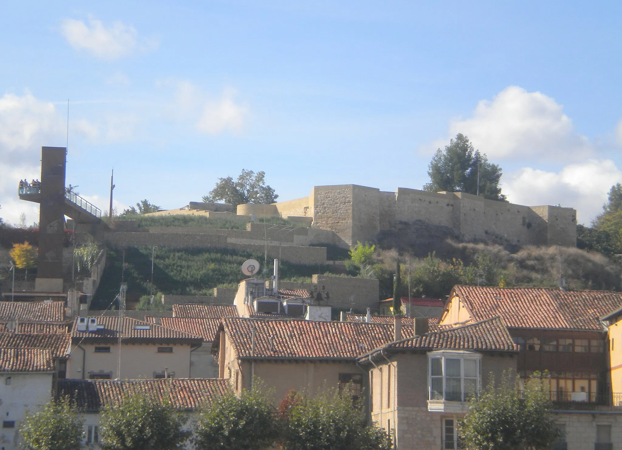 Photo showing: Vista general del Castillo de Miranda de Ebro (Castilla y León, España)