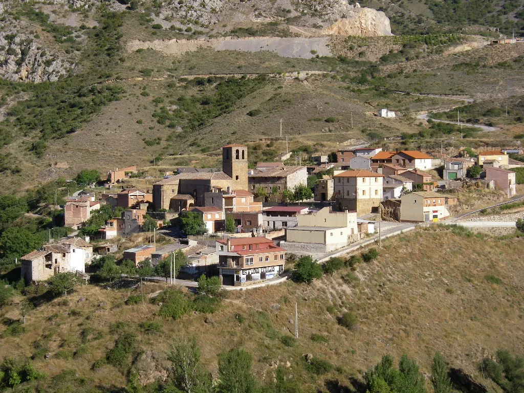 Photo showing: View of Leza de Río Leza (La Rioja, Spain).